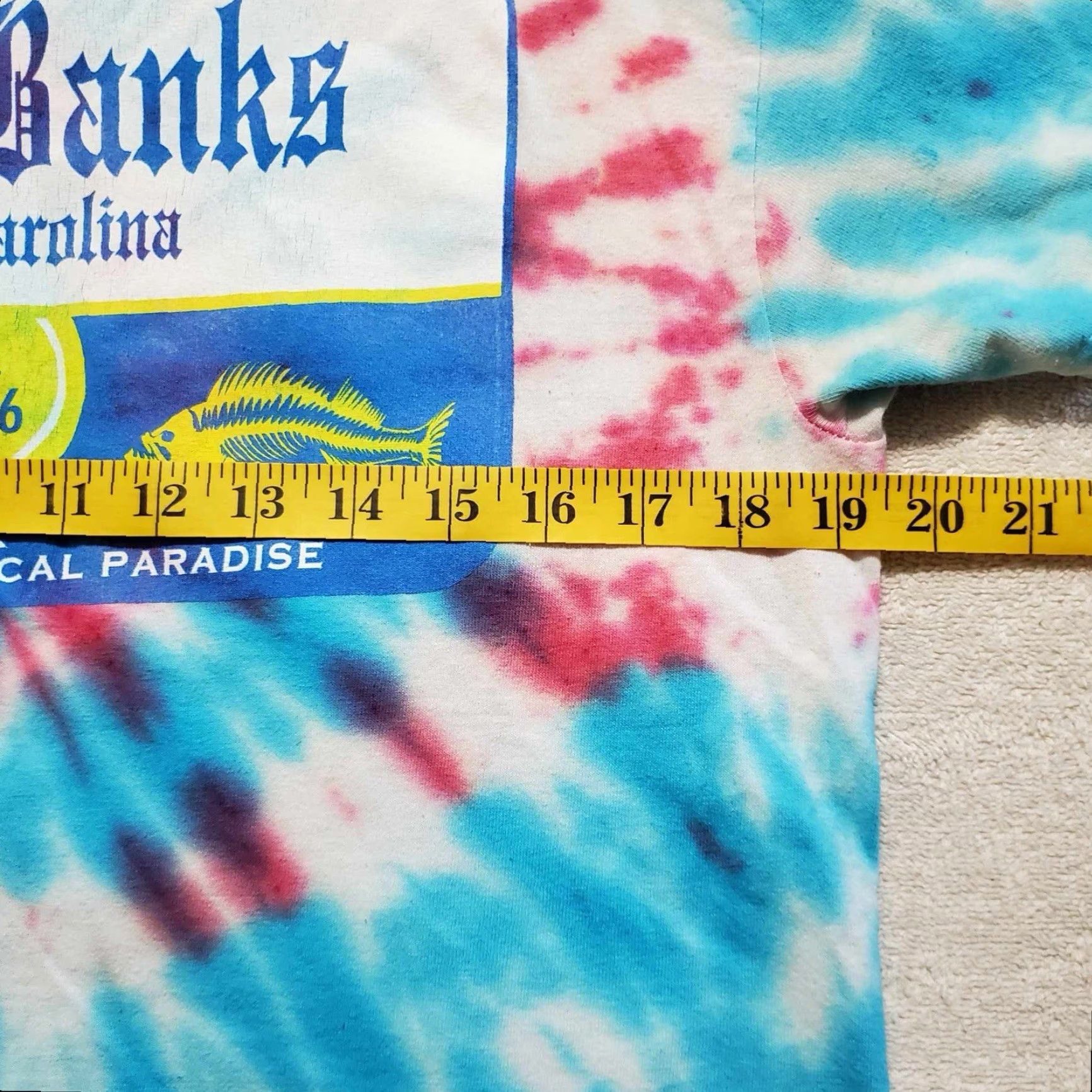 Vintage VINTAGE Outer Banks North Carolina T Shirt Tie Dye Beer Vacation Mens Medium M Beach Size US M / EU 48-50 / 2 - 4 Thumbnail