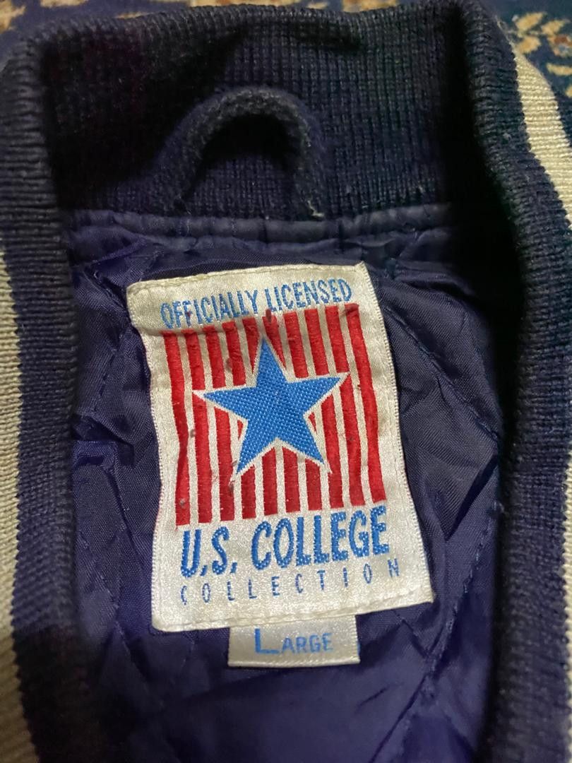 Vintage Vintage Georgetown Hoyas Varsity leather Jacket Size US L / EU 52-54 / 3 - 8 Thumbnail