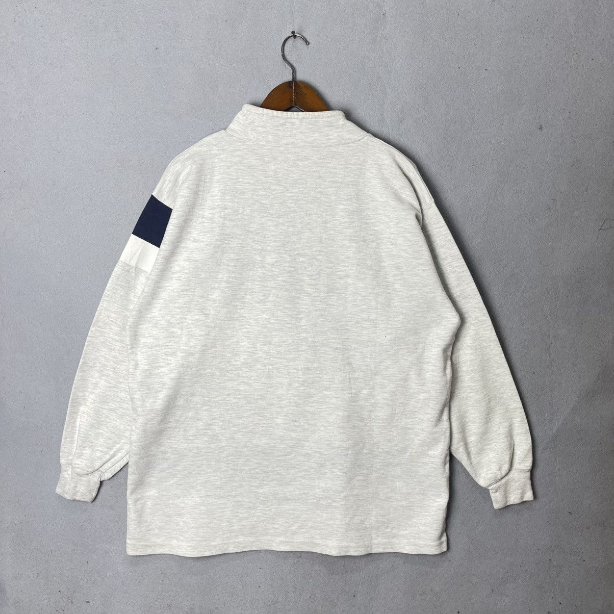 Japanese Brand Vintage Suntory Boss Coffee Mock Neck Sweatshirt Size US L / EU 52-54 / 3 - 7 Thumbnail