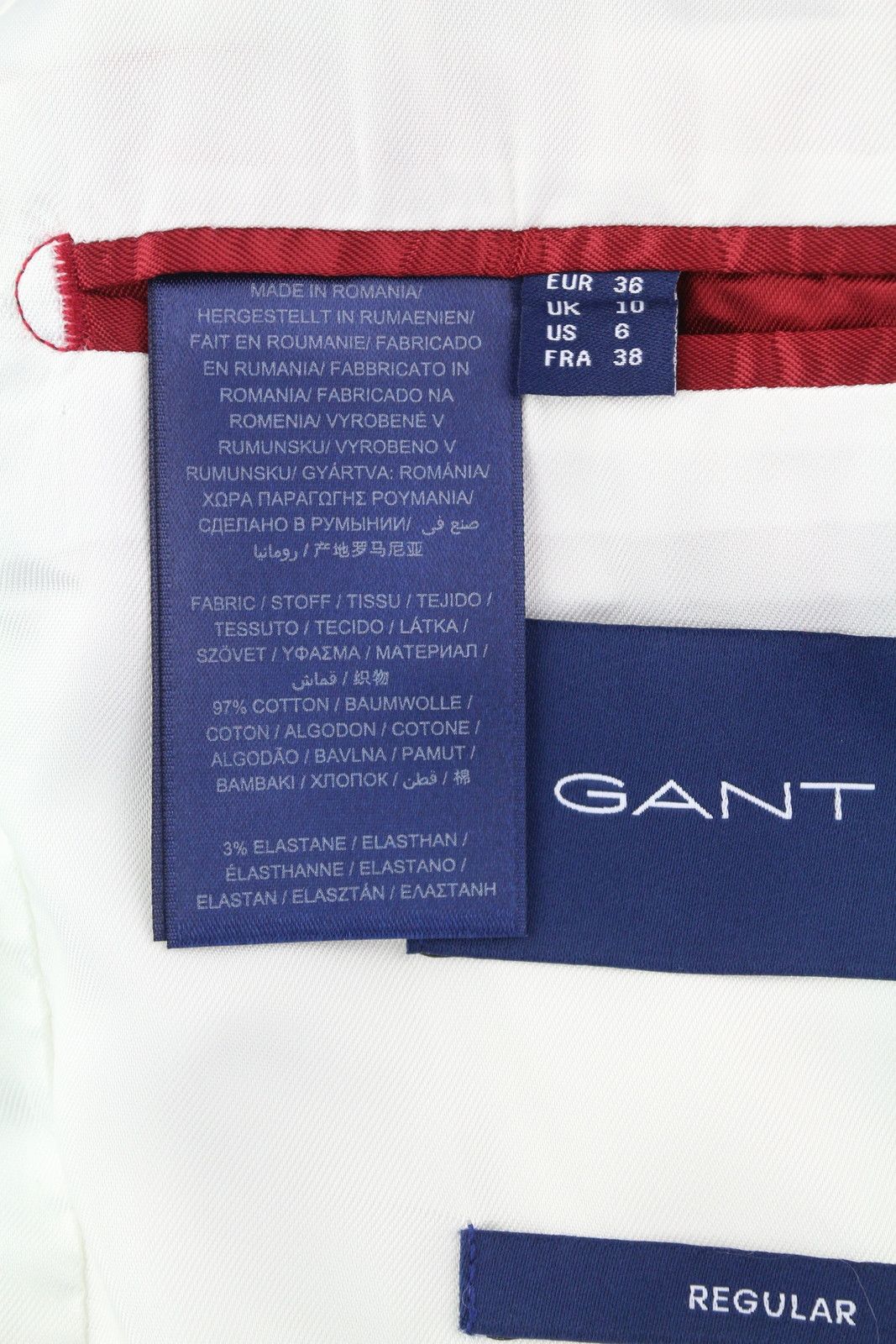 Gant GARDEN FLORAL EU36 Blue Notch Lapel Blazer 85314 Size S / US 4 / IT 40 - 10 Thumbnail