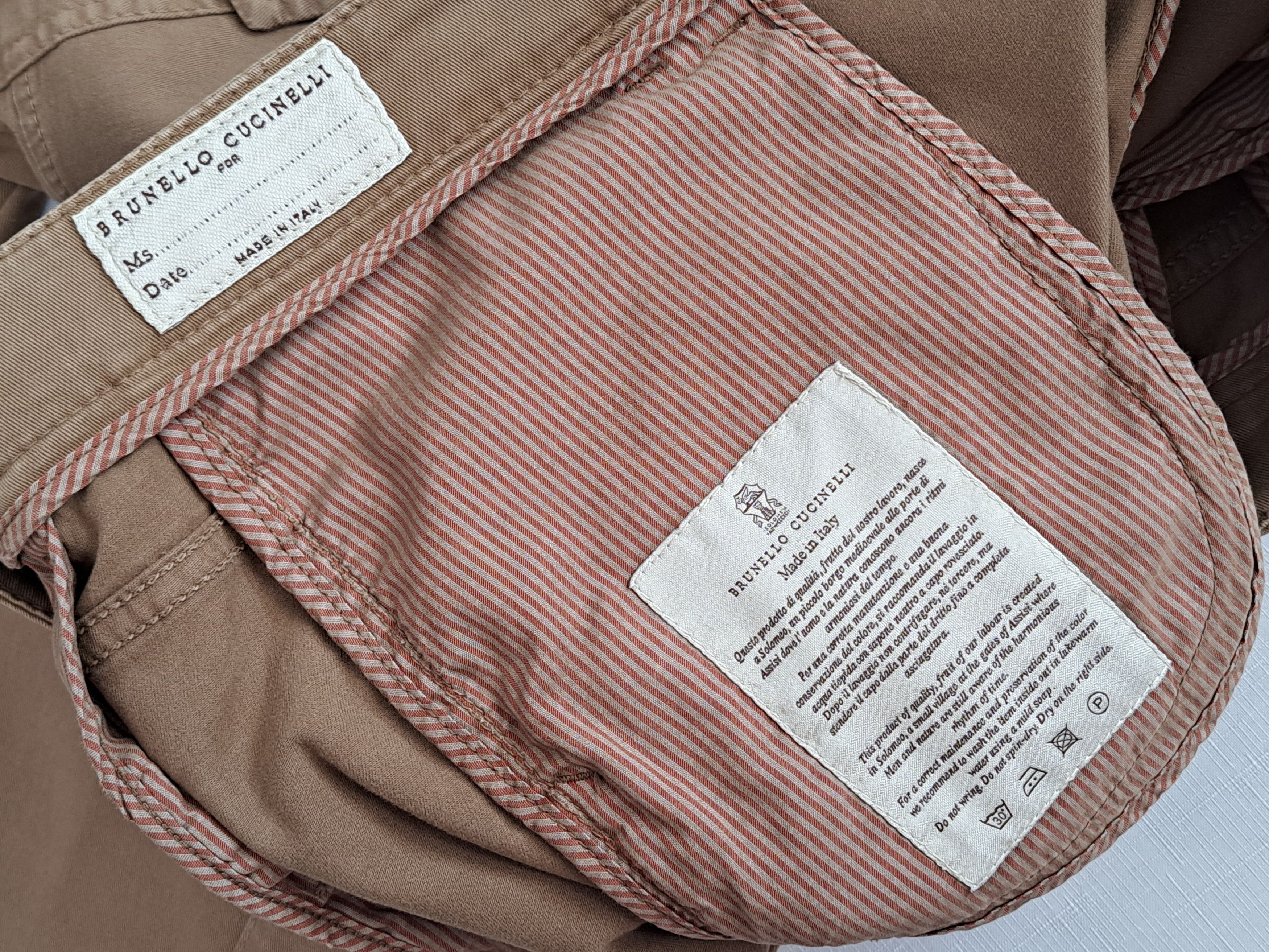 Brunello Cucinelli Brunello Cucinelli cotton pants. Size 40 Size 32" / US 10 / IT 46 - 7 Thumbnail