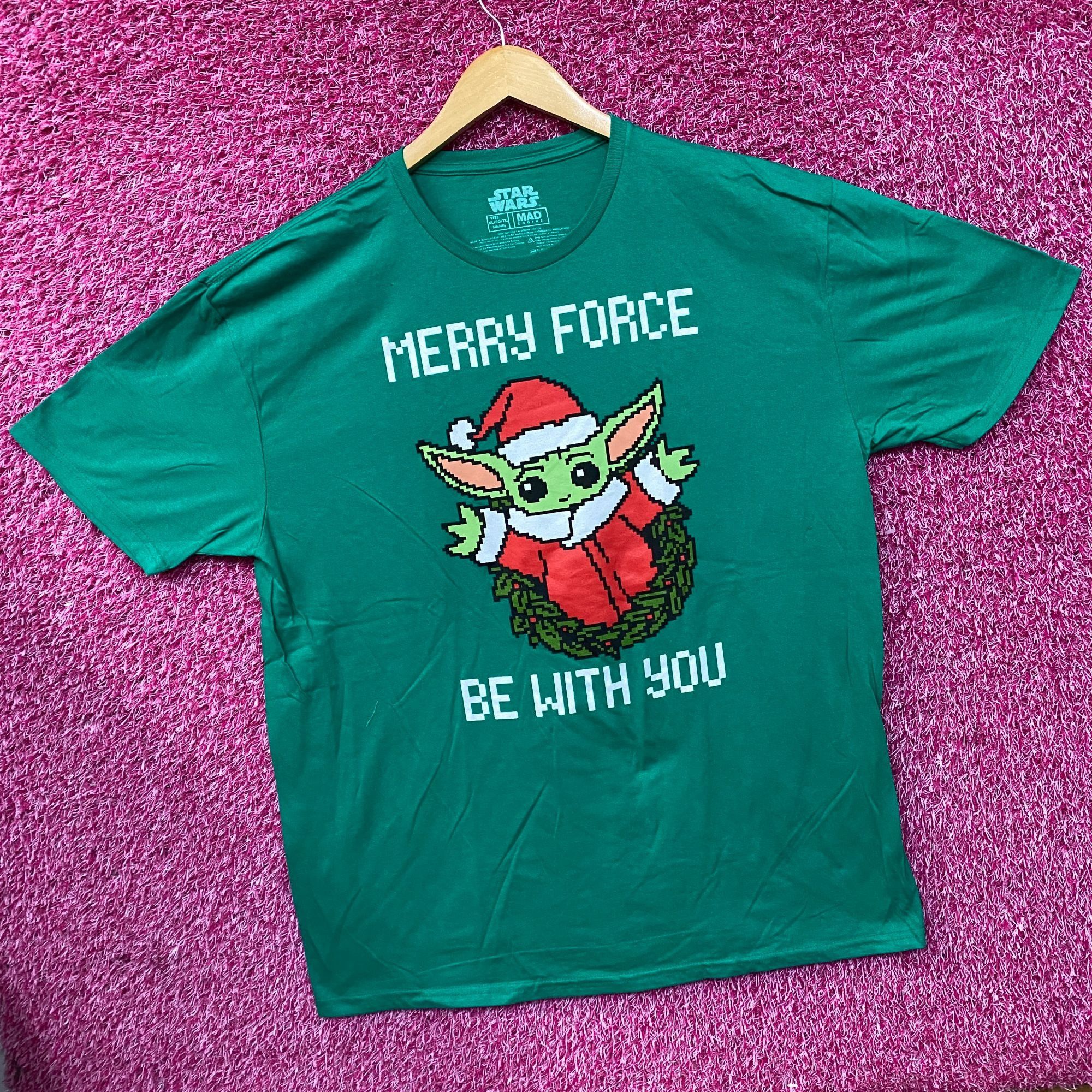 Star Wars Star Wars The Mandalorian Santa Grogu Christmas Merry Force Size US XL / EU 56 / 4 - 3 Thumbnail