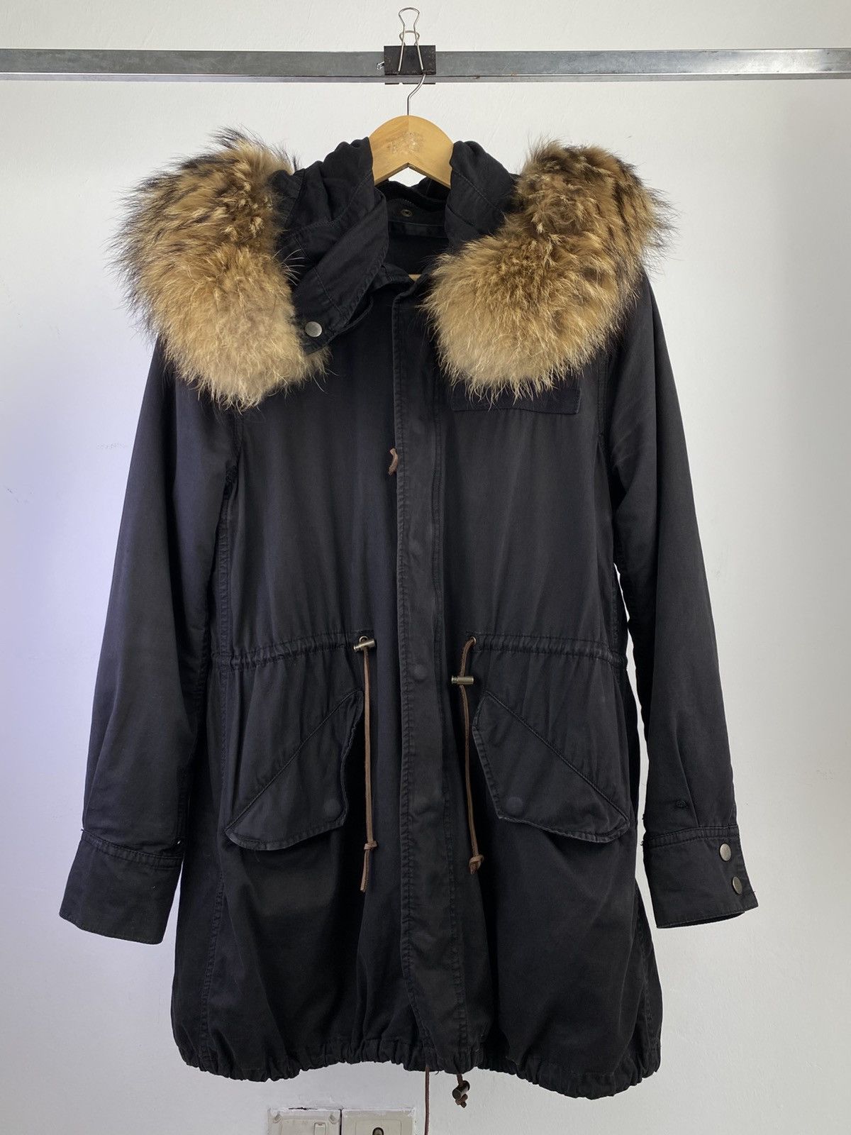 GOA GOA Japan Military Parka Raccoon Fur Hood Fleece Lined Size M / US 6-8 / IT 42-44 - 1 Thumbnail