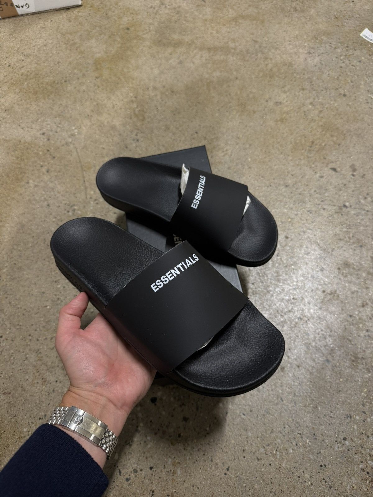 Essentials Fear of God Essentials Rubber Slides NEW Size US 8 / EU 41 - 1 Thumbnail
