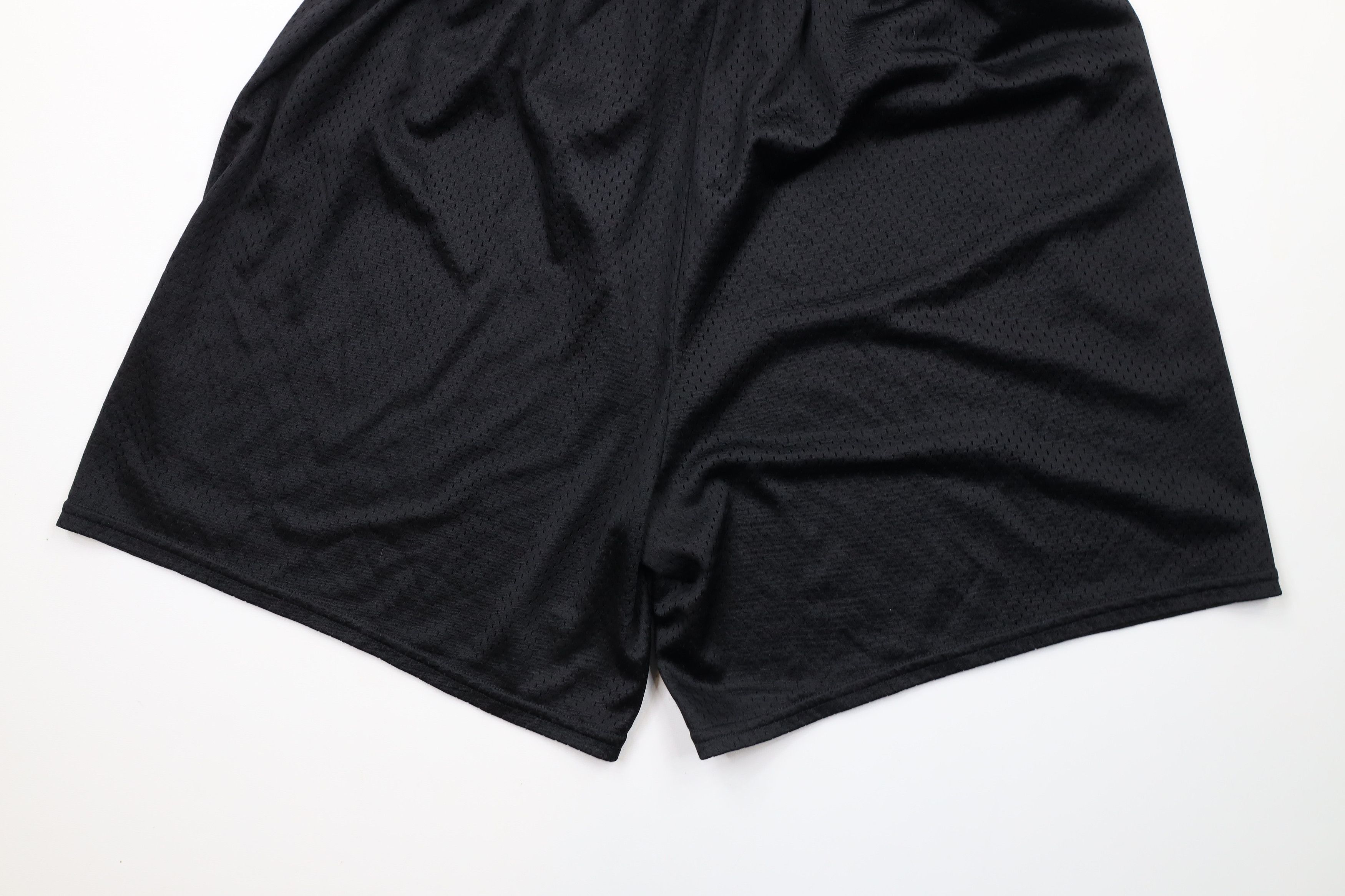 Nike × Vintage Vintage Nike Scott Mini Swoosh Above Knee Mesh Shorts Black Size US 34 / EU 50 - 12 Thumbnail