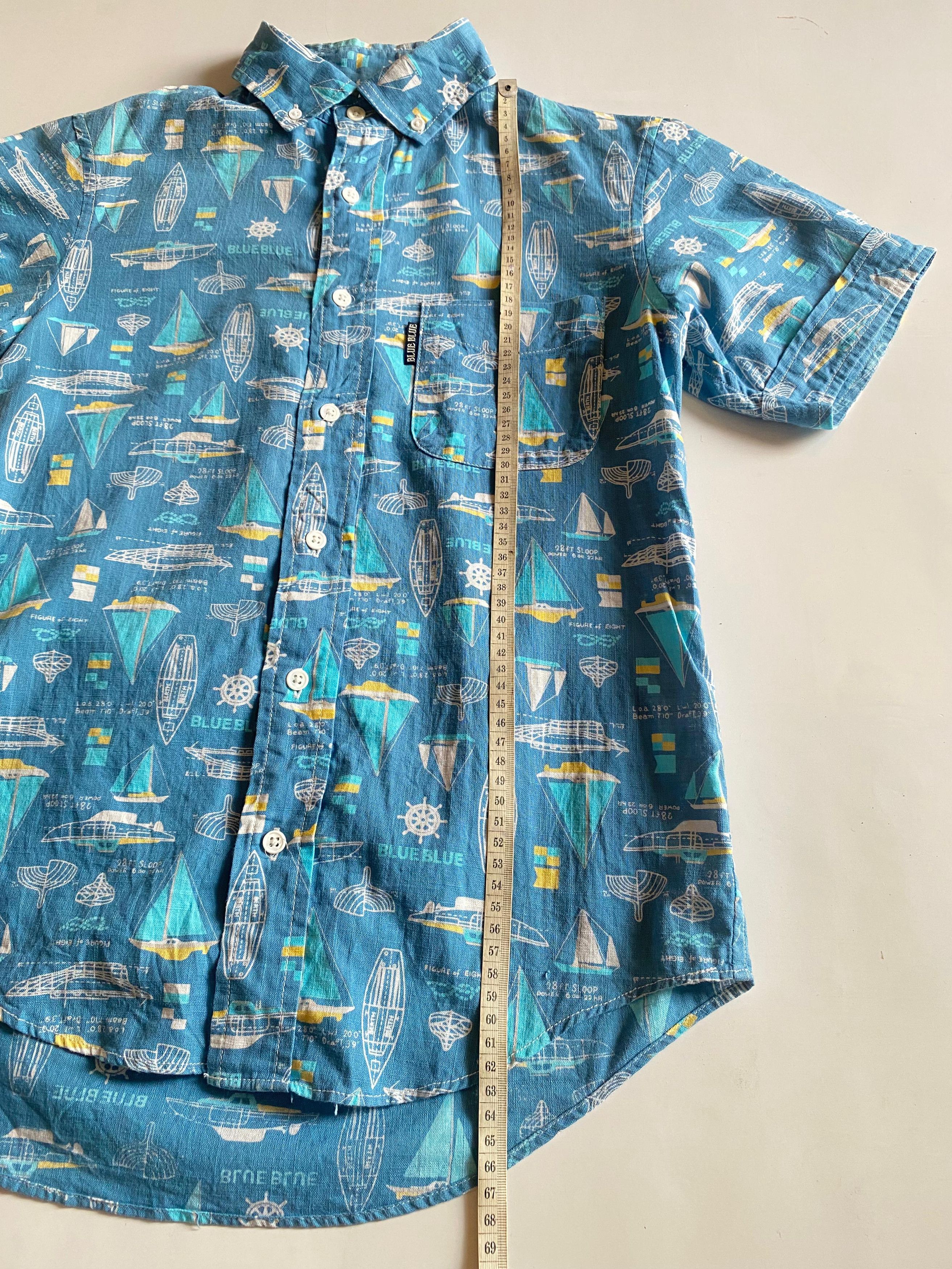 Blue Blue Japan SEND OFFER 💥 Blue blue Japan Vintage Shirt Size US S / EU 44-46 / 1 - 4 Thumbnail