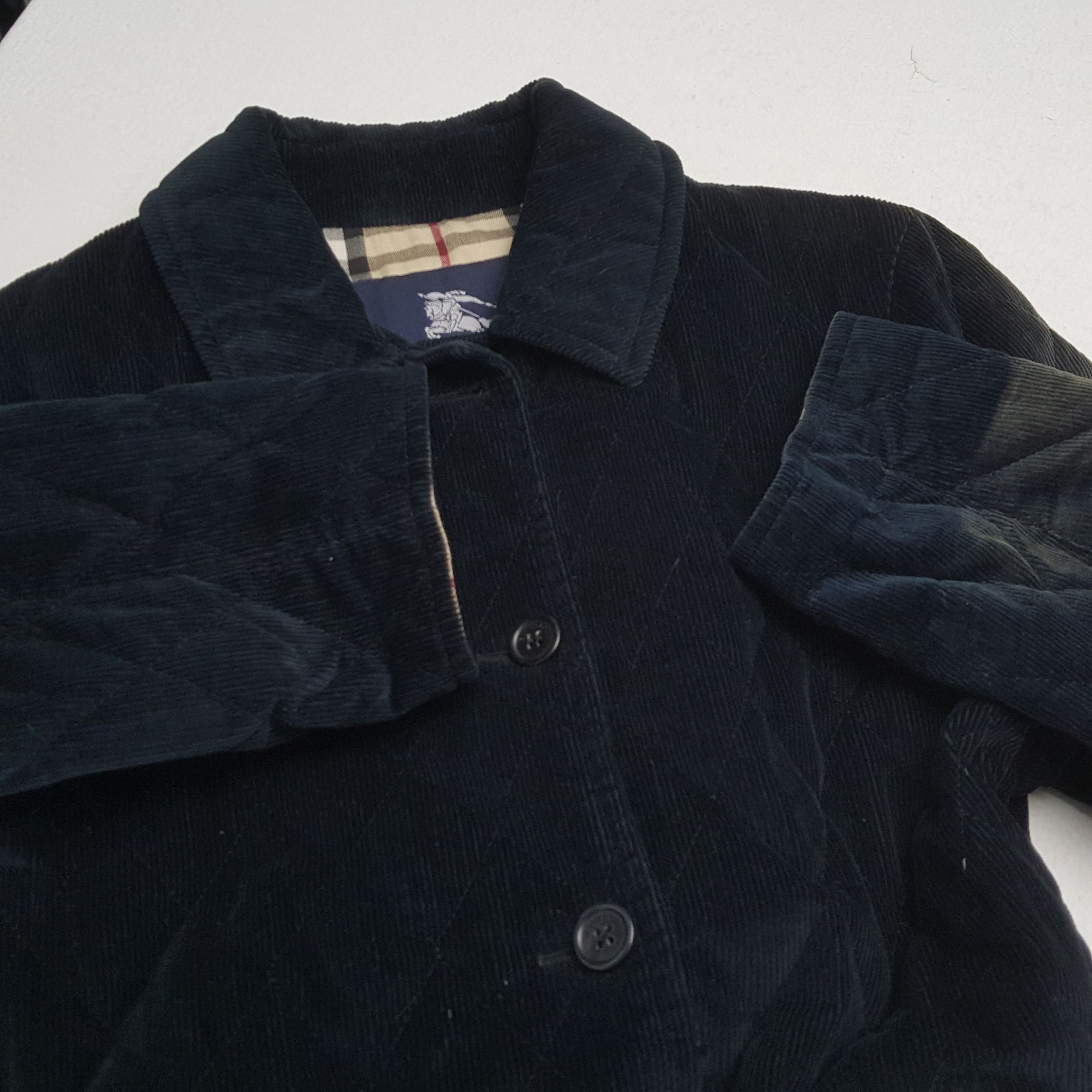 Burberry BURBERRY LONDON Fashion Style Custom Art Velvet Jacket Size US S / EU 44-46 / 1 - 10 Thumbnail