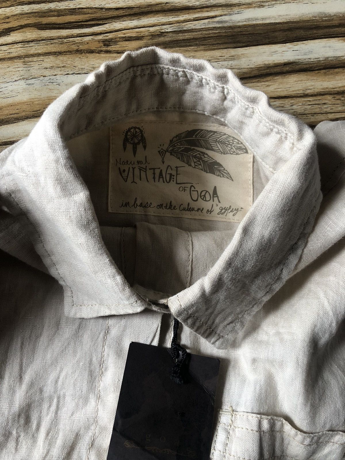 Japanese Brand BNWT GOA ‘gypsy’ B/D linen shirt Size US S / EU 44-46 / 1 - 4 Thumbnail
