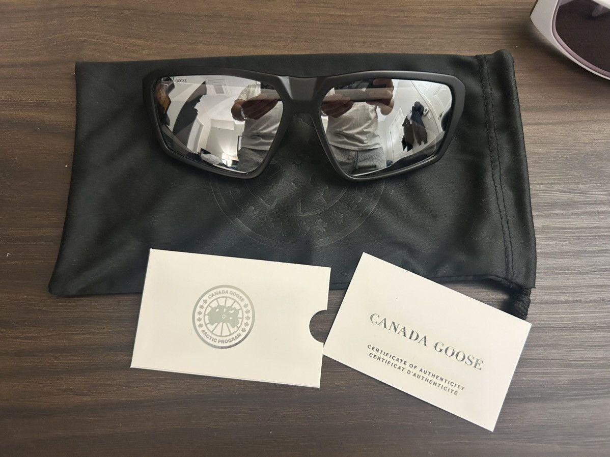 Canada Goose Mens Canada Goose Copan Sunglasses silver lenses Size ONE SIZE - 1 Thumbnail