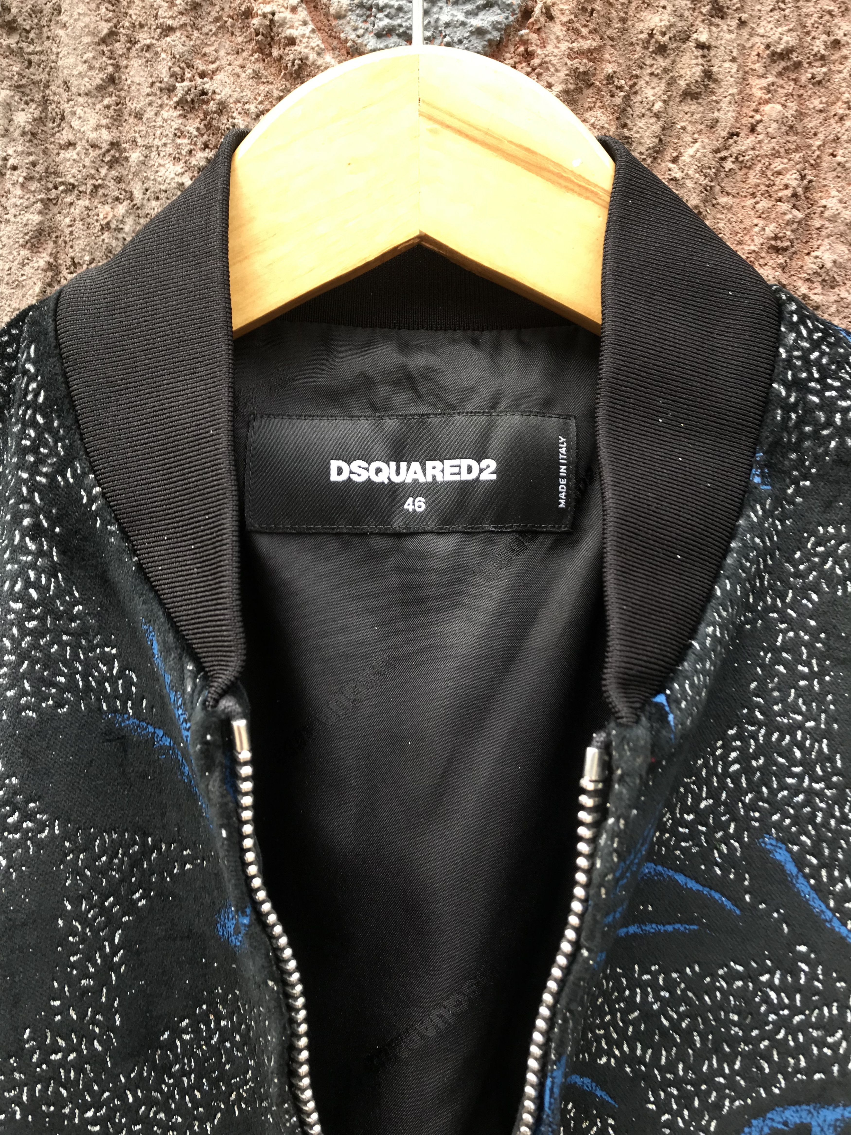 Dsquared2 Need Gone! Dsquared2 Floral Pattern Glitter Bomber Jacket Size US M / EU 48-50 / 2 - 9 Thumbnail