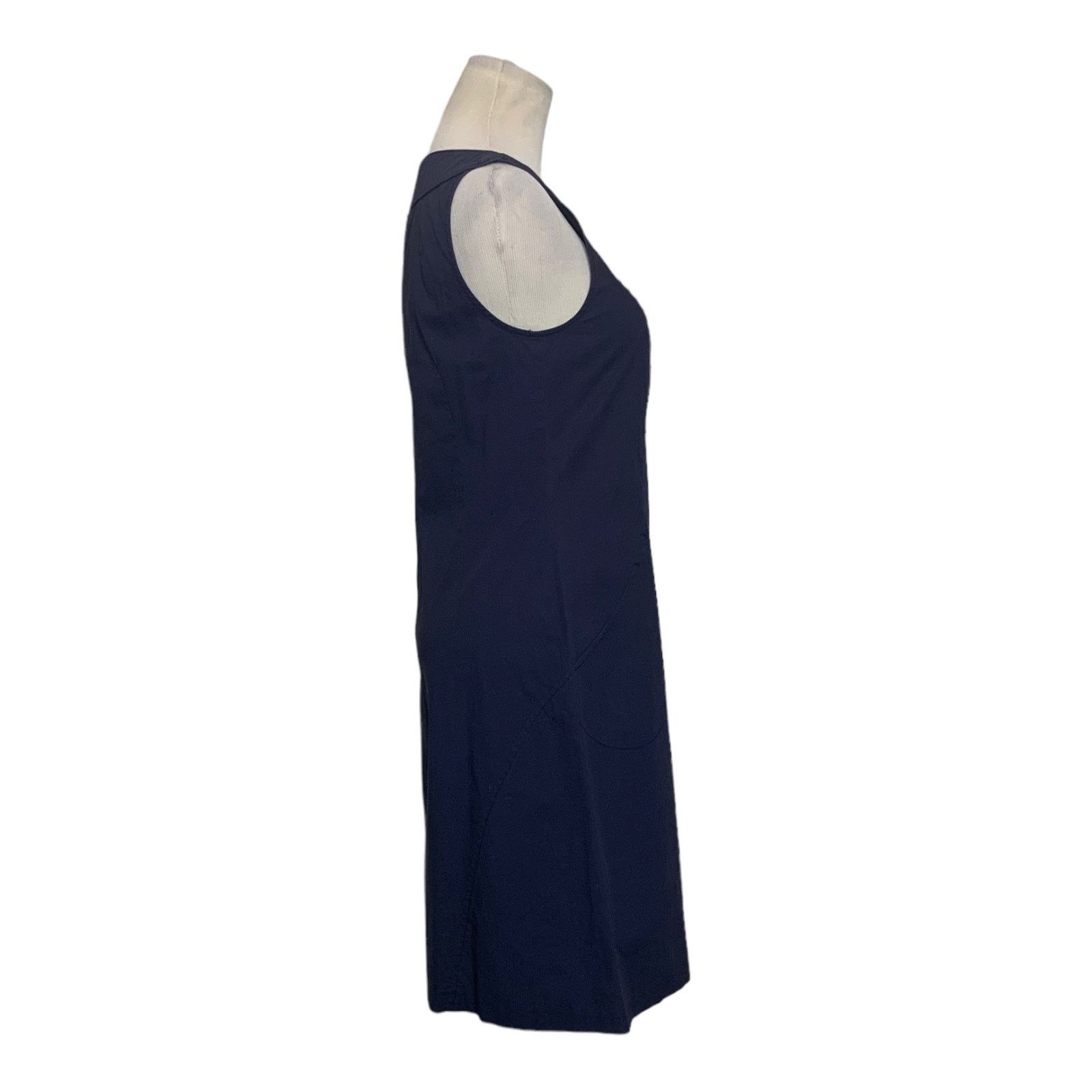 Tory Burch Tory Burch Navy Logo Button Detail Mini Dress 2 Size XS / US 0-2 / IT 36-38 - 6 Thumbnail