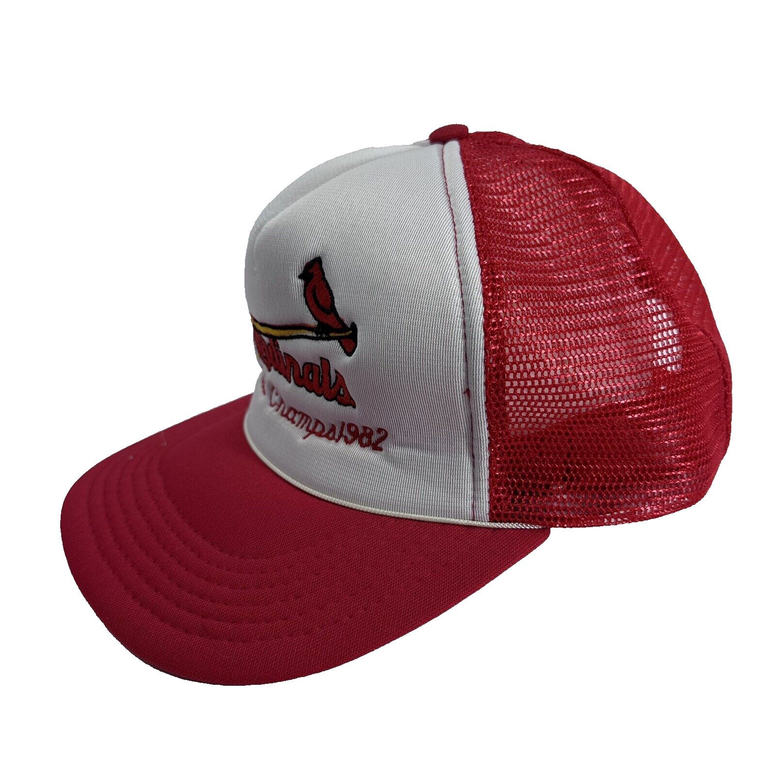 Other 1982 St. Louis Cards World Champs SnapBack Trucker Hat Cap Size ONE SIZE - 2 Thumbnail
