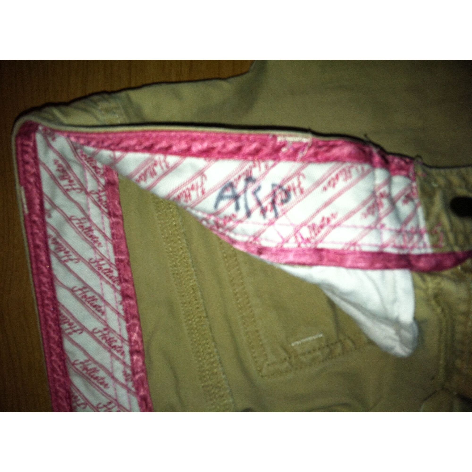 Hollister Hollister Co. Size 9 Belted Khaki Pants w/ Pockets Size 32" / US 10 / IT 46 - 3 Thumbnail