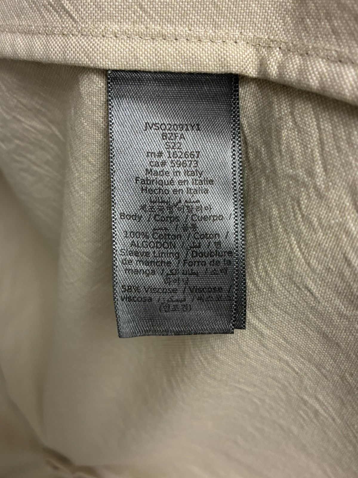 John Varvatos Crinkle texture jacket EU 56 USA 46 Size US XL / EU 56 / 4 - 6 Thumbnail