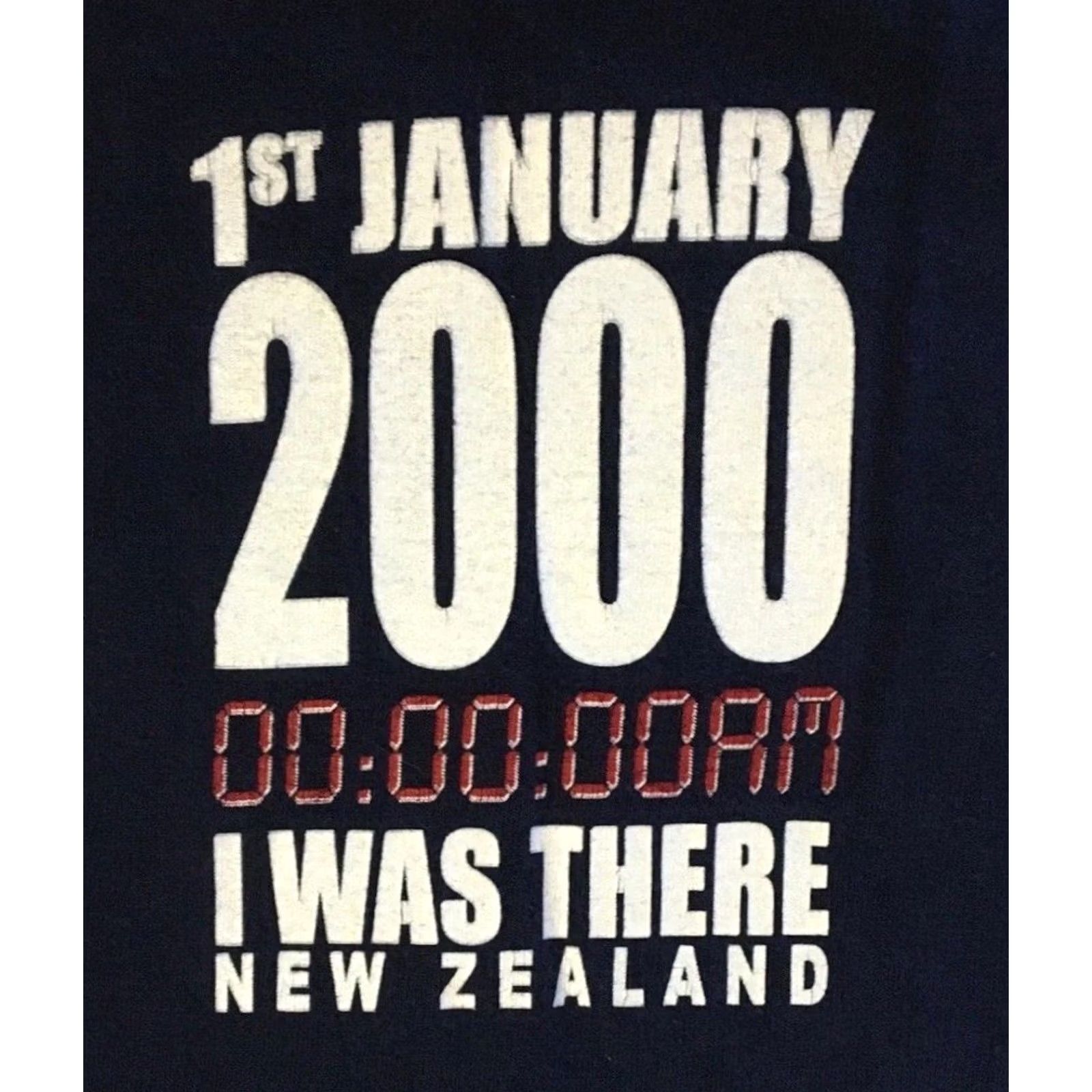 Vintage VINTAGE Y2K New Zealand Millennium I Was There Faded Distressed Shirt XL Blue Men T-Shirt 90s Grunge USA Rock Punk Retro LogO Nike? Size US XL / EU 56 / 4 - 4 Thumbnail