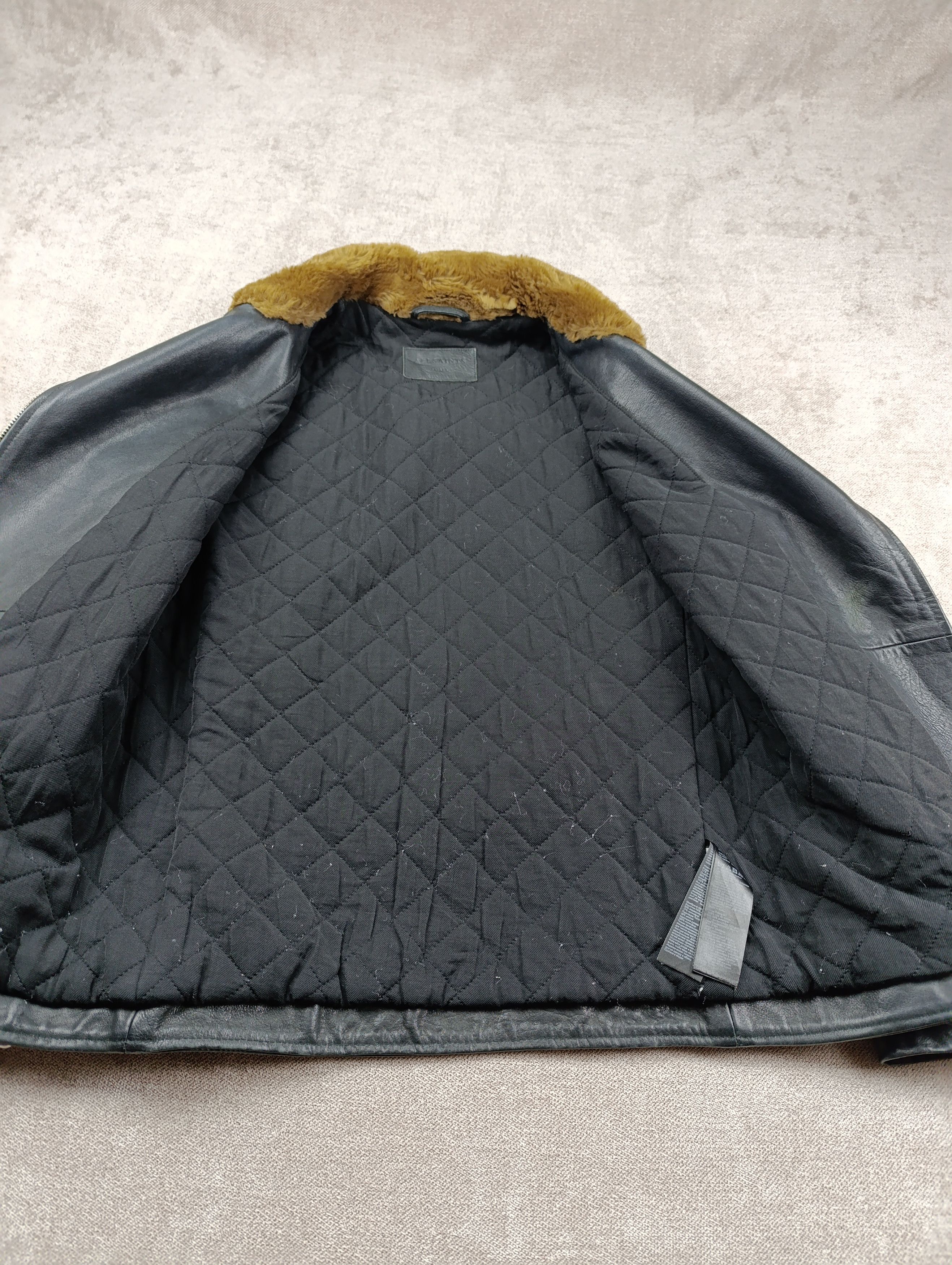 Allsaints ALLSAINTS SHERWOOD BIKER WOMENS BLACK JACKET SIZE S Size S / US 4 / IT 40 - 22 Thumbnail