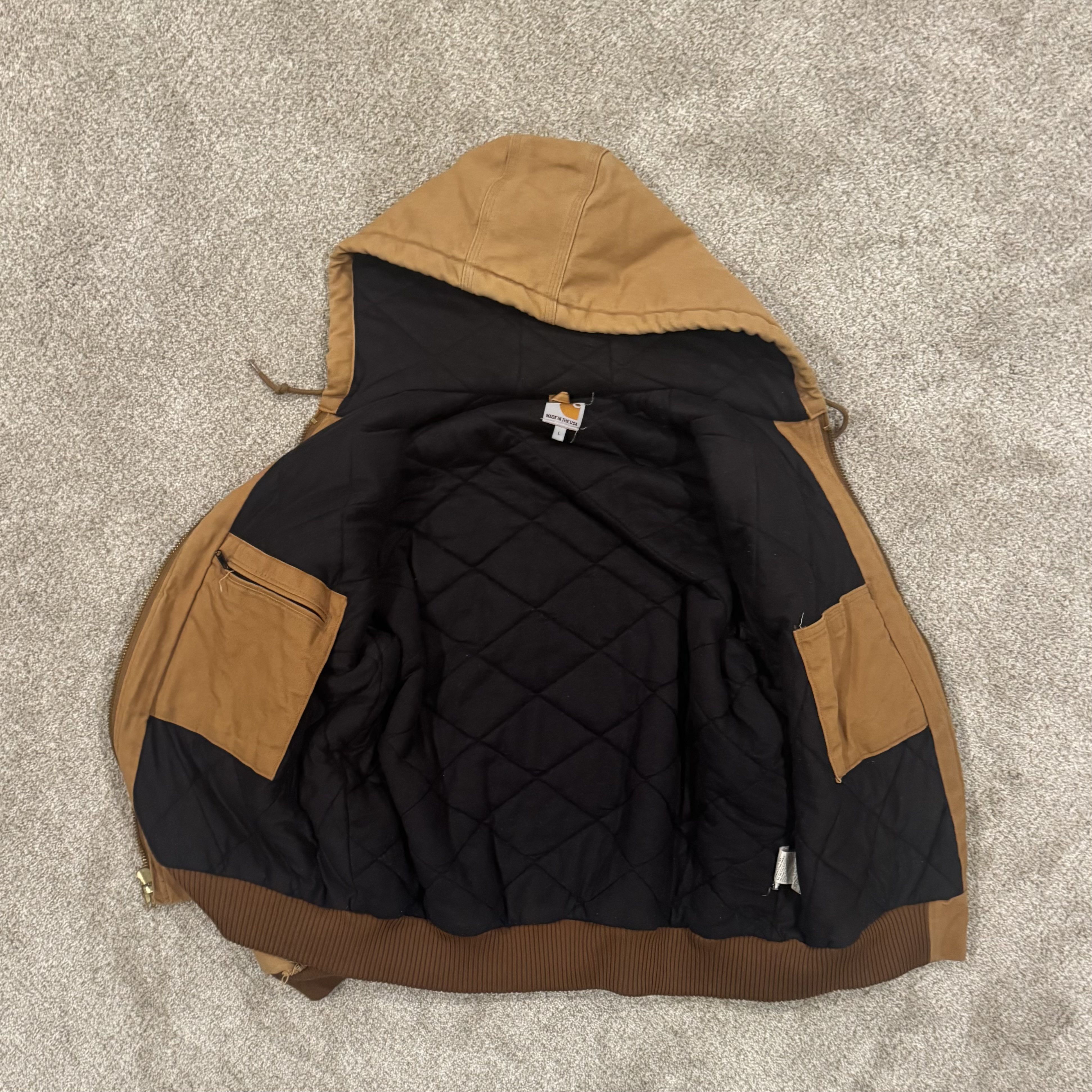 Carhartt Carhartt Men's Tan and Brown Jacket Size US L / EU 52-54 / 3 - 2 Thumbnail