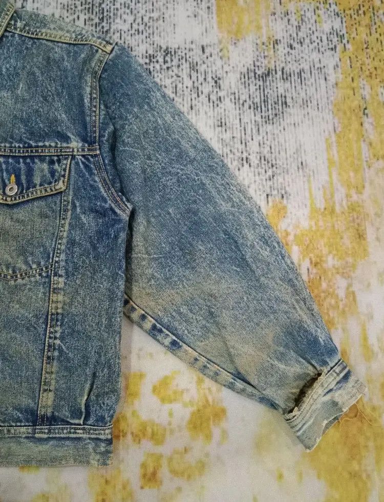 Japanese Brand Vintage OH! FLASH Faded Distressed Oeiflasi Denim Jacket Size US S / EU 44-46 / 1 - 10 Thumbnail