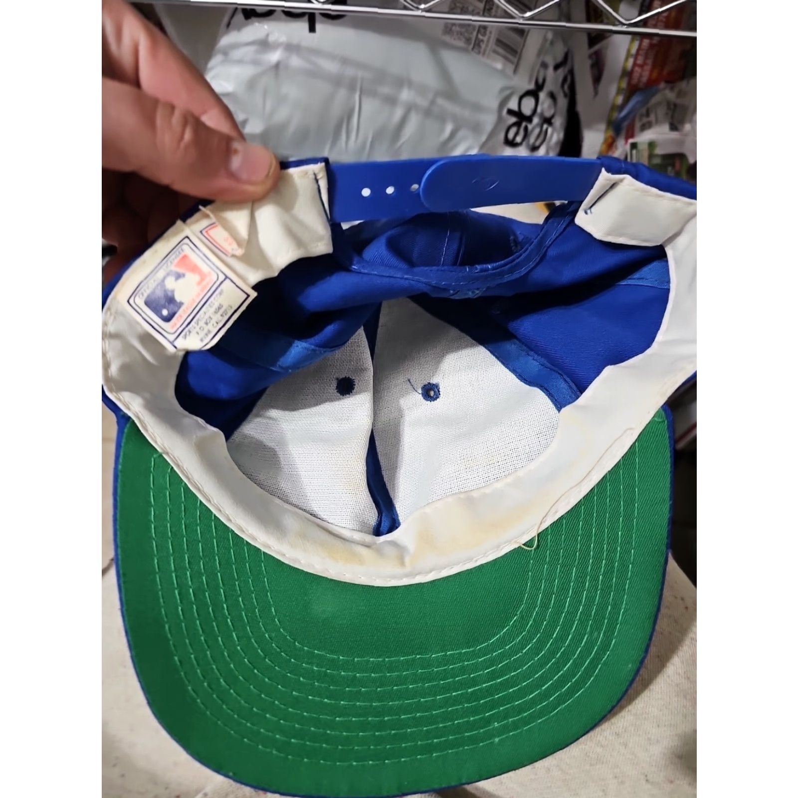 Sports Specialties VINTAGE Chicago Cubs Hat Cap Sports Specialties Snapback One Size Men Blue Boys? Size ONE SIZE - 3 Thumbnail