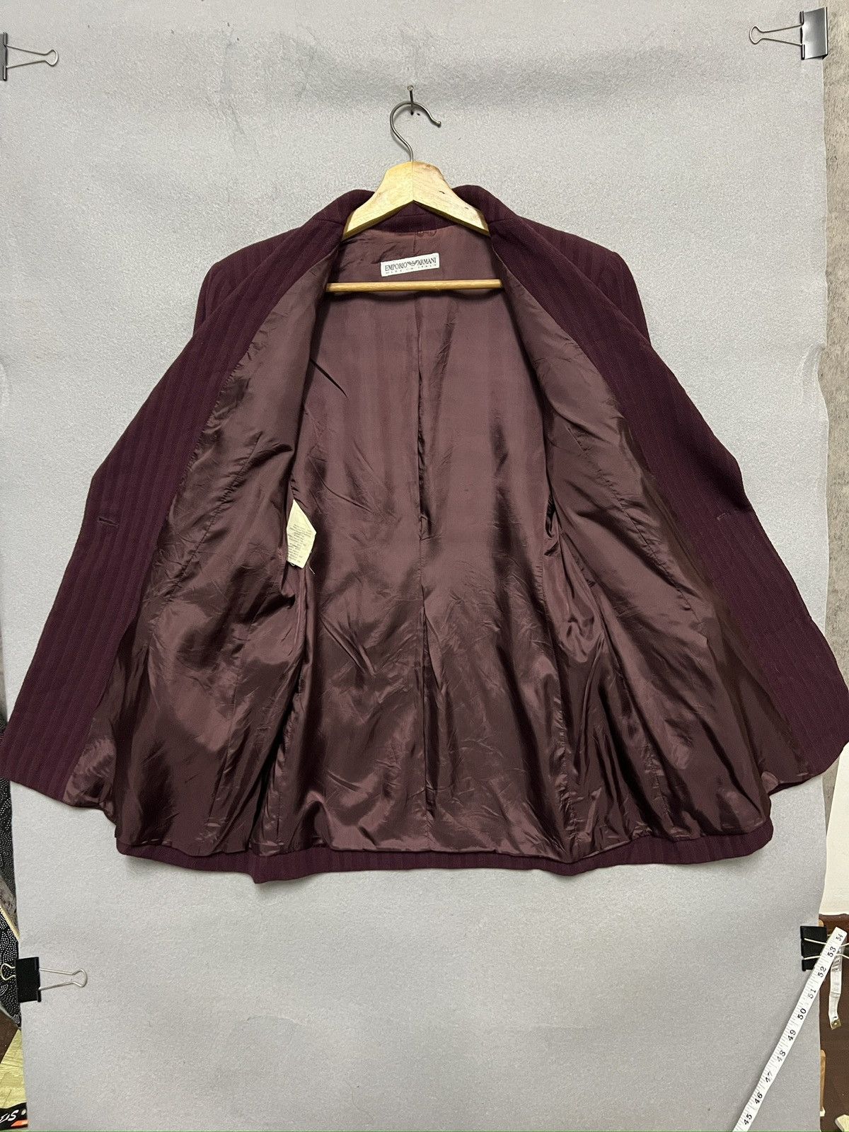 Emporio Armani 399. Vintage 90s Emporio Armani coat Size S / US 4 / IT 40 - 6 Thumbnail