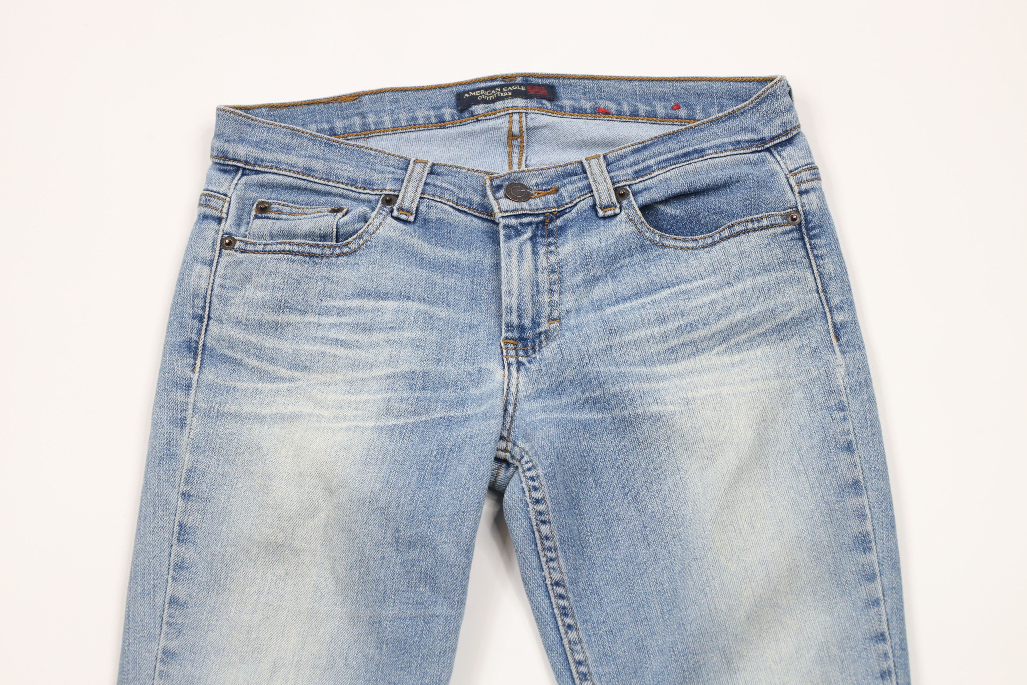 American Eagle Outfitters × Vintage Vintage Y2K American Eagle Outfitters Distressed Jeans Size 27" / US 4 / IT 40 - 2 Thumbnail