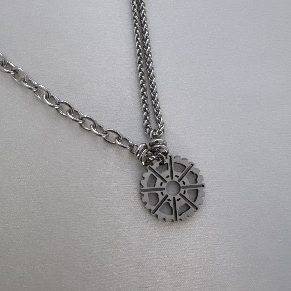 Other Gear Pendant Necklace for Men Women,Hip Hop Unisex Style Size ONE SIZE - 2 Thumbnail
