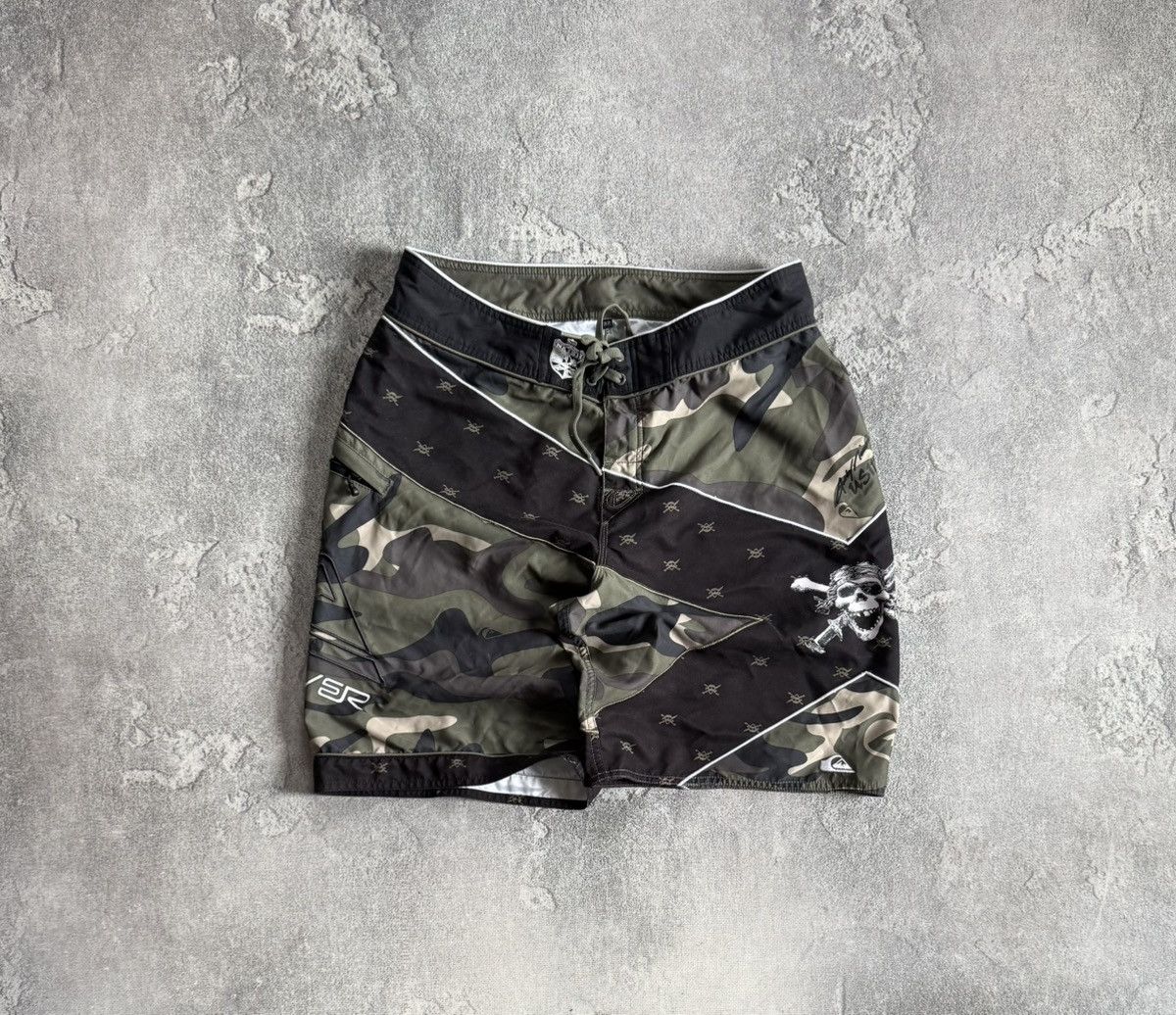 Quiksilver Quiksilver 32size camouflage surf style shorts 🩳 surfing 90s Size US 32 / EU 48 - 1 Thumbnail