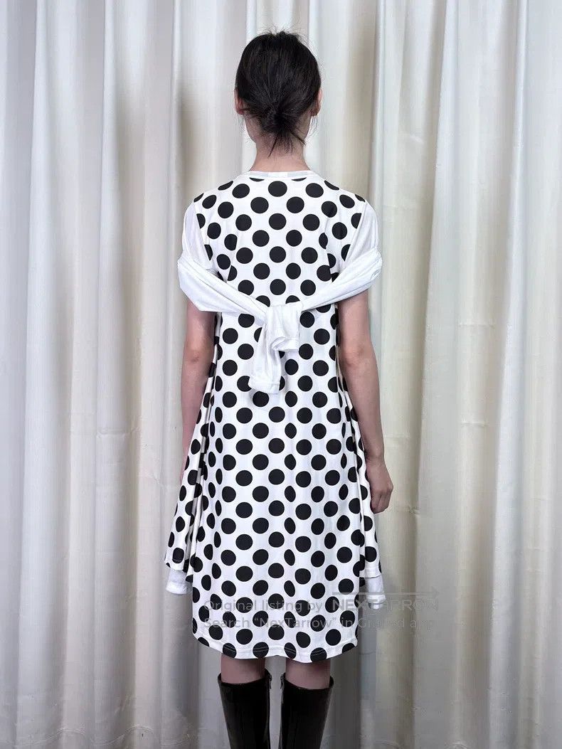Comme des Garcons Comme Des Garcons Vintage Polka Dot Multi-layered Deconstr Size S / US 4 / IT 40 - 7 Thumbnail