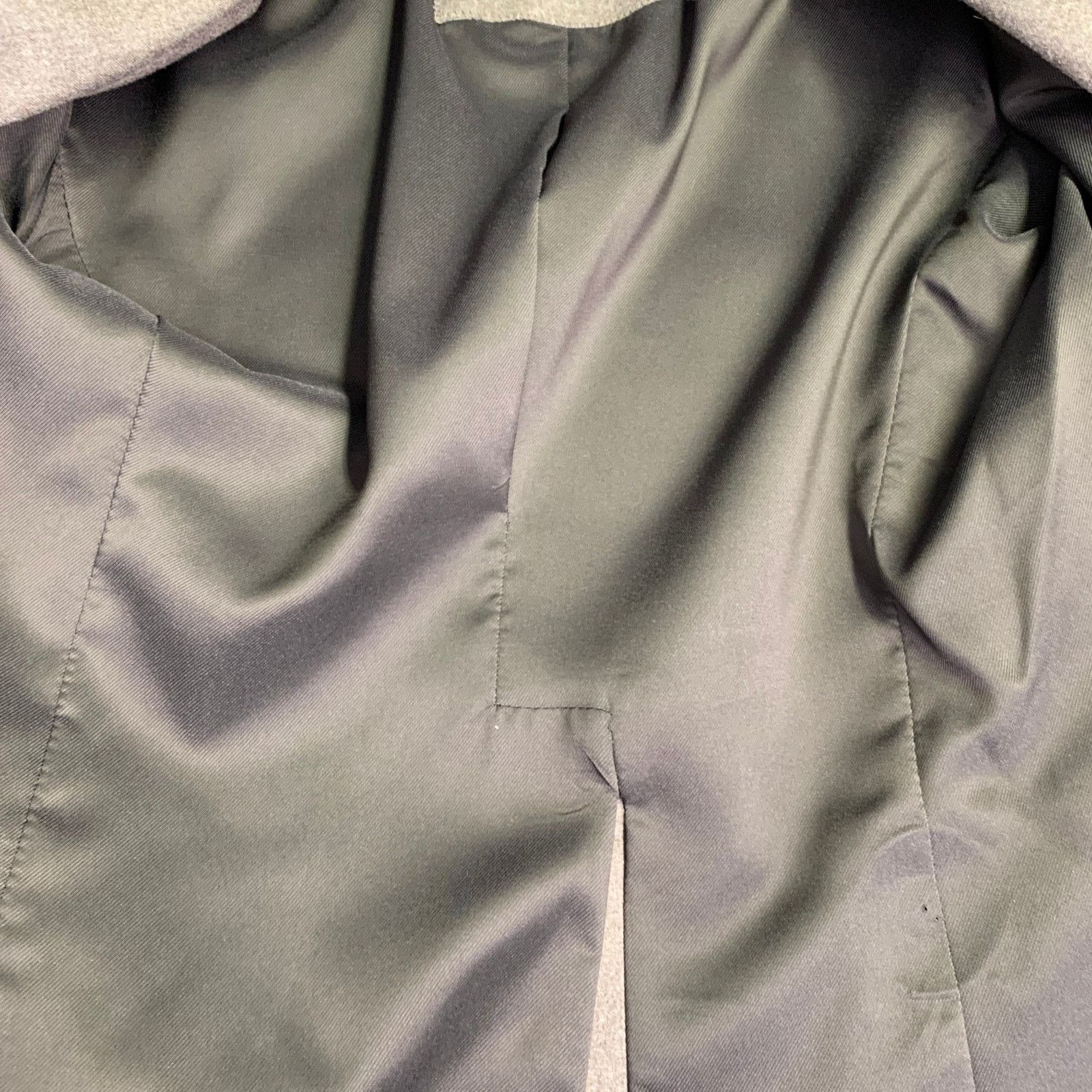 Piazza Sempione PIAZZA SEMPIONE L Taupe Wool Blend Notch Lapel Jacket Blazer Size M / US 6-8 / IT 42-44 - 5 Thumbnail