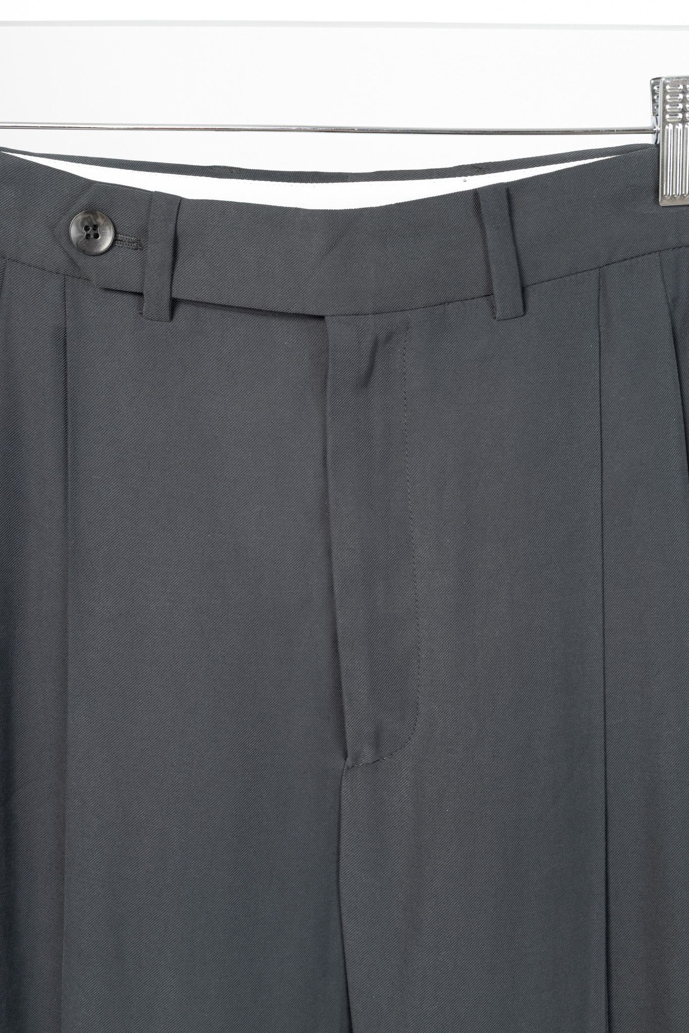 Tibi Tibi "Derrick Men's" Steel Grey Fluid Suiting Trouser Size 27" / US 4 / IT 40 - 7 Thumbnail