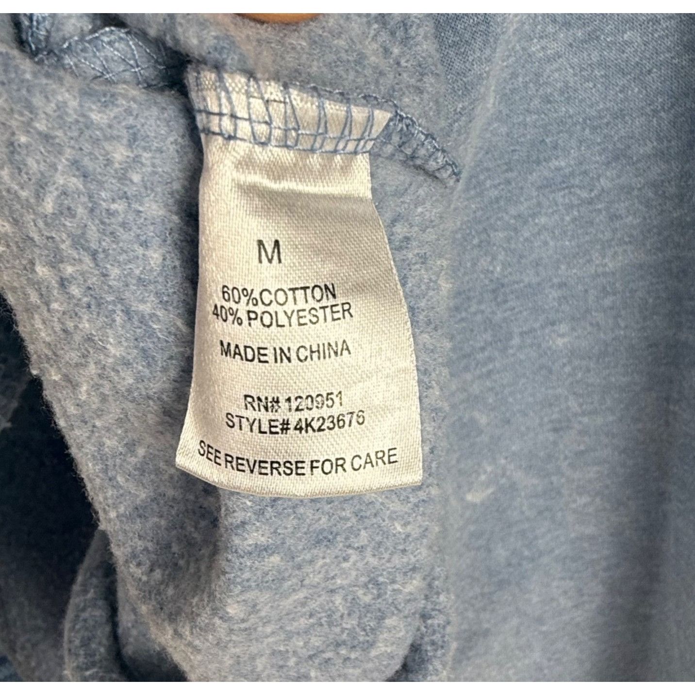 Other Sage & Stone Women's Crop Sweatshirt 1/4-Zip Blue Size M Size M / US 6-8 / IT 42-44 - 4 Thumbnail