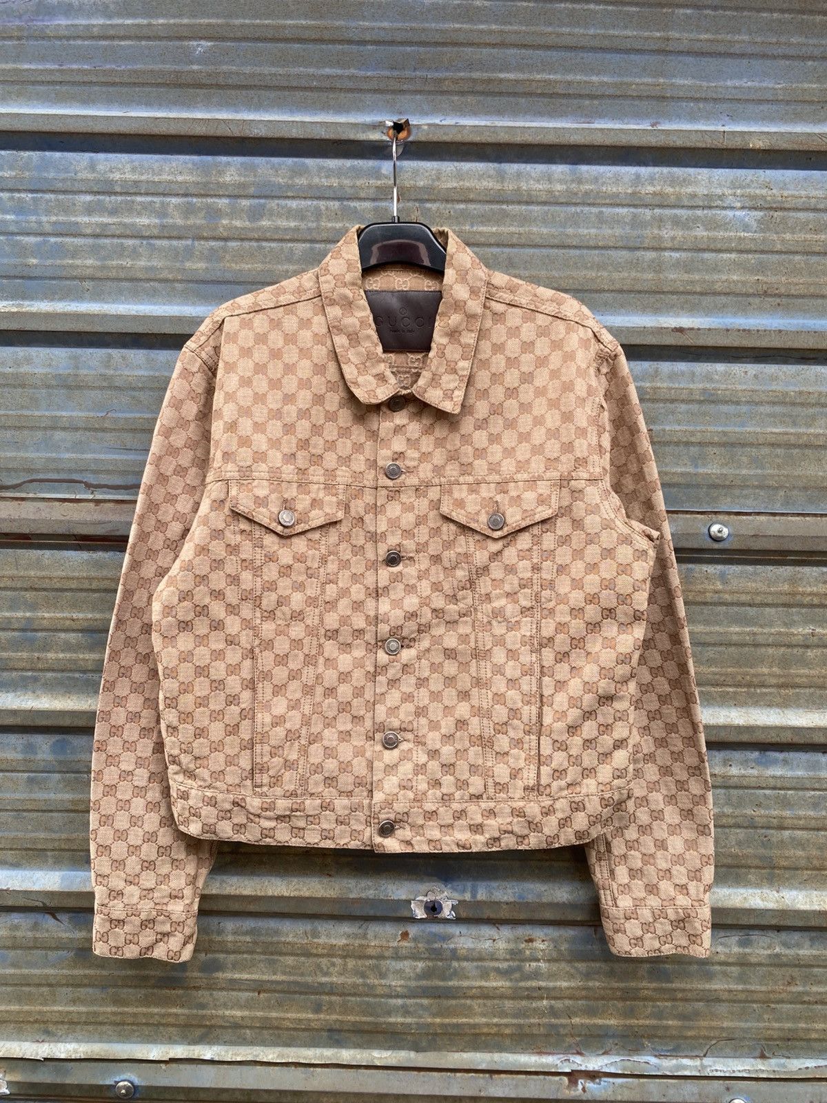 Gucci Tom Ford Gucci GG Jacquard Monogram Jacket Size US M / EU 48-50 / 2 - 1 Thumbnail