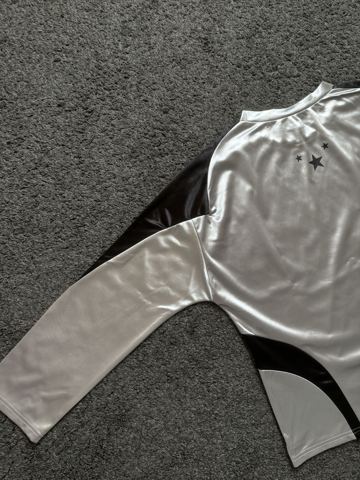 Vintage Vintage satin long sleeves racing jersey black energy Size US M / EU 48-50 / 2 - 14 Thumbnail