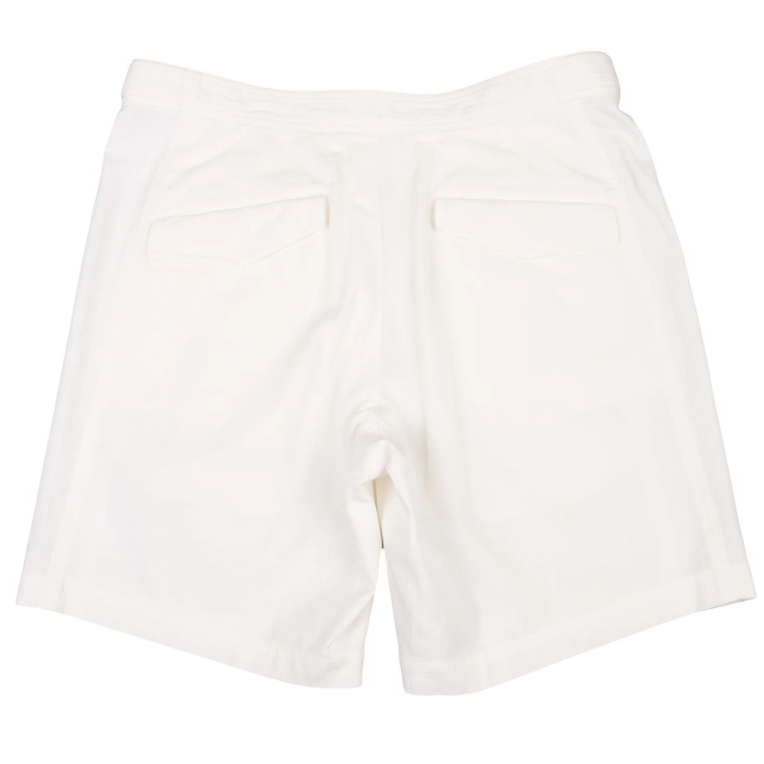 Issey Miyake Cotton Pinstripe Design Side Belt Shorts in Off White Size US 30 / EU 46 - 11 Thumbnail