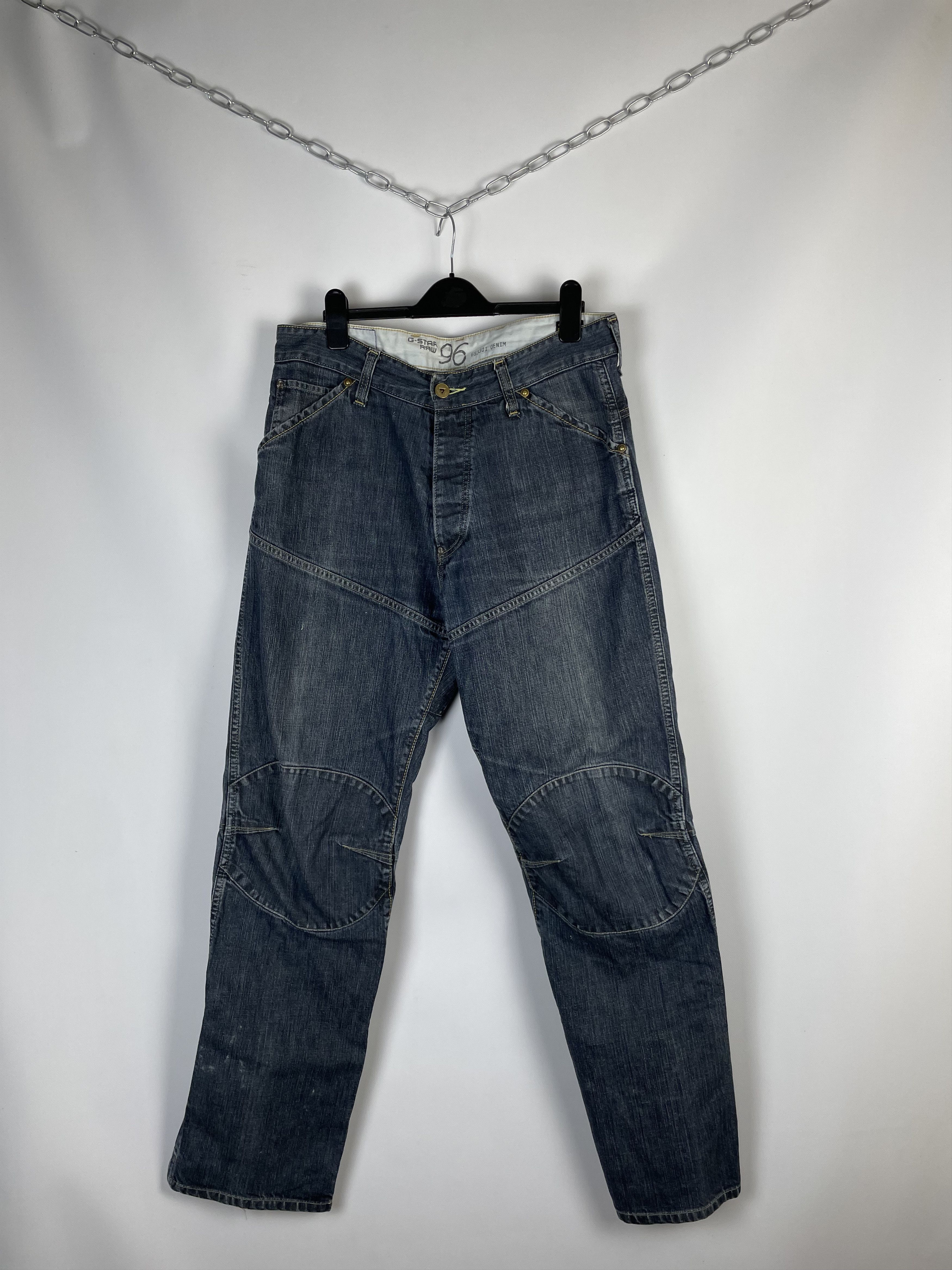 G-Star Vintage G-Star Raw 96 Pants Double Knee Jeans Size US 36 / EU 52 - 2 Thumbnail
