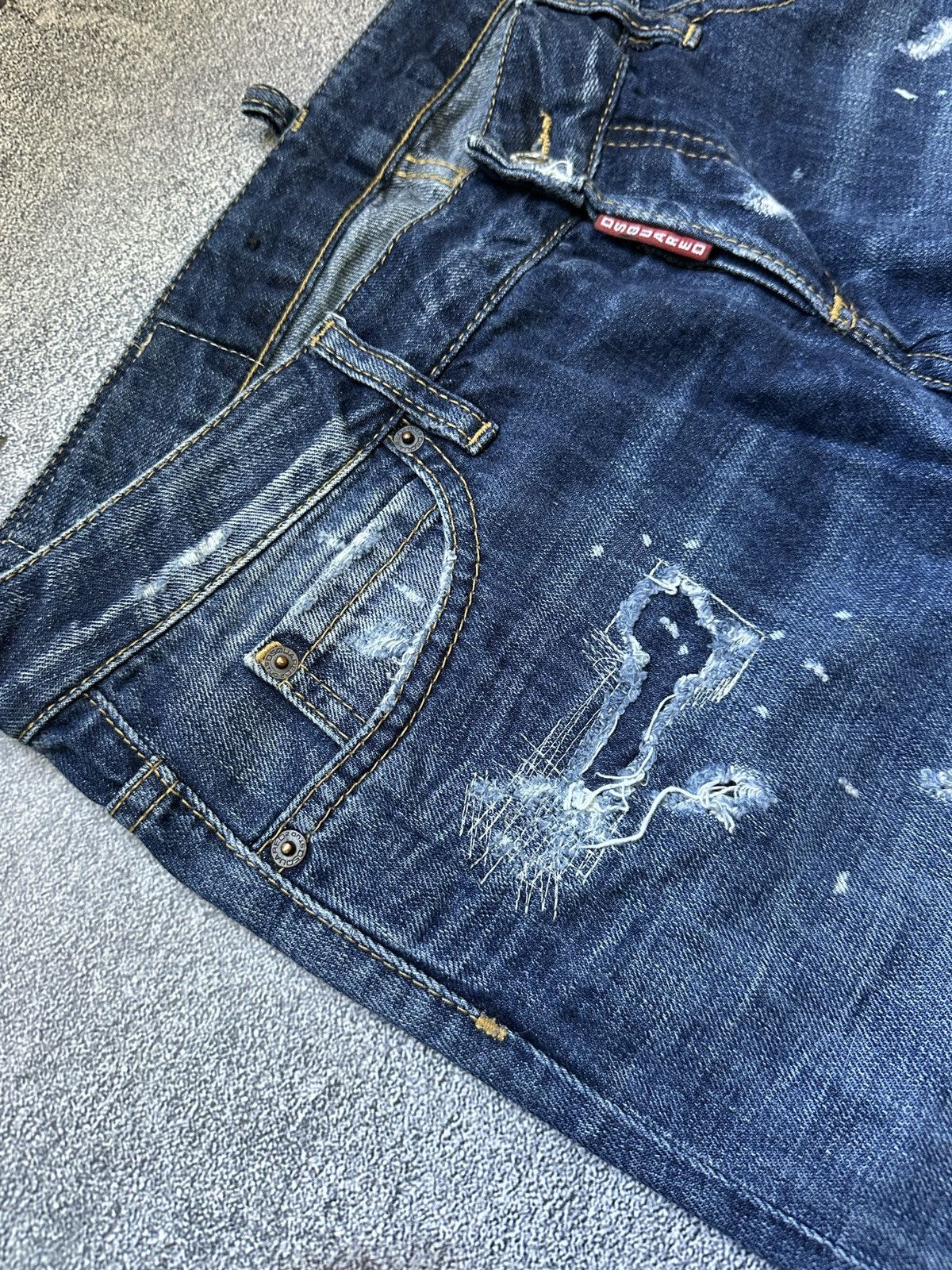 Dsquared2 Vintage Dsquared2 Women’s Distressed Denim Jeans Size 44 Size 30" / US 8 / IT 44 - 6 Thumbnail