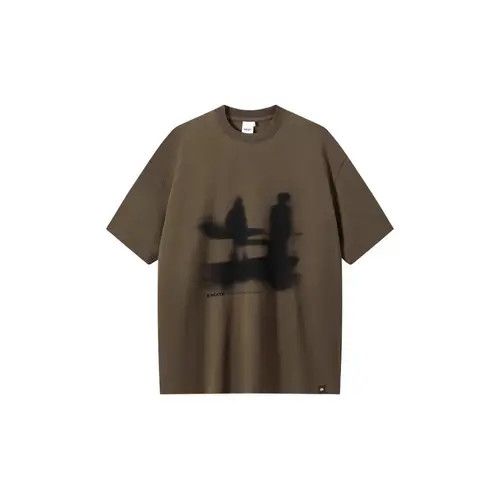 VIBE Loose Printed Short Sleeve T-Shirt Brown Size US M / EU 48-50 / 2 - 4 Thumbnail