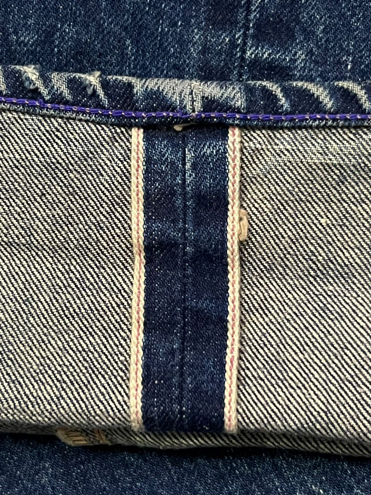 Evisu Baggy Vintage 90s Japanese Selvedge Denim “Osaka-inspired” Size US 32 / EU 48 - 9 Thumbnail