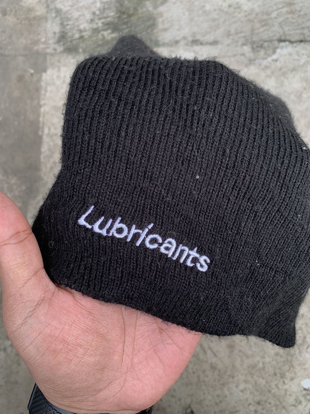 Japanese Brand Vintage 76 Lubricants Beanie Size ONE SIZE - 3 Thumbnail