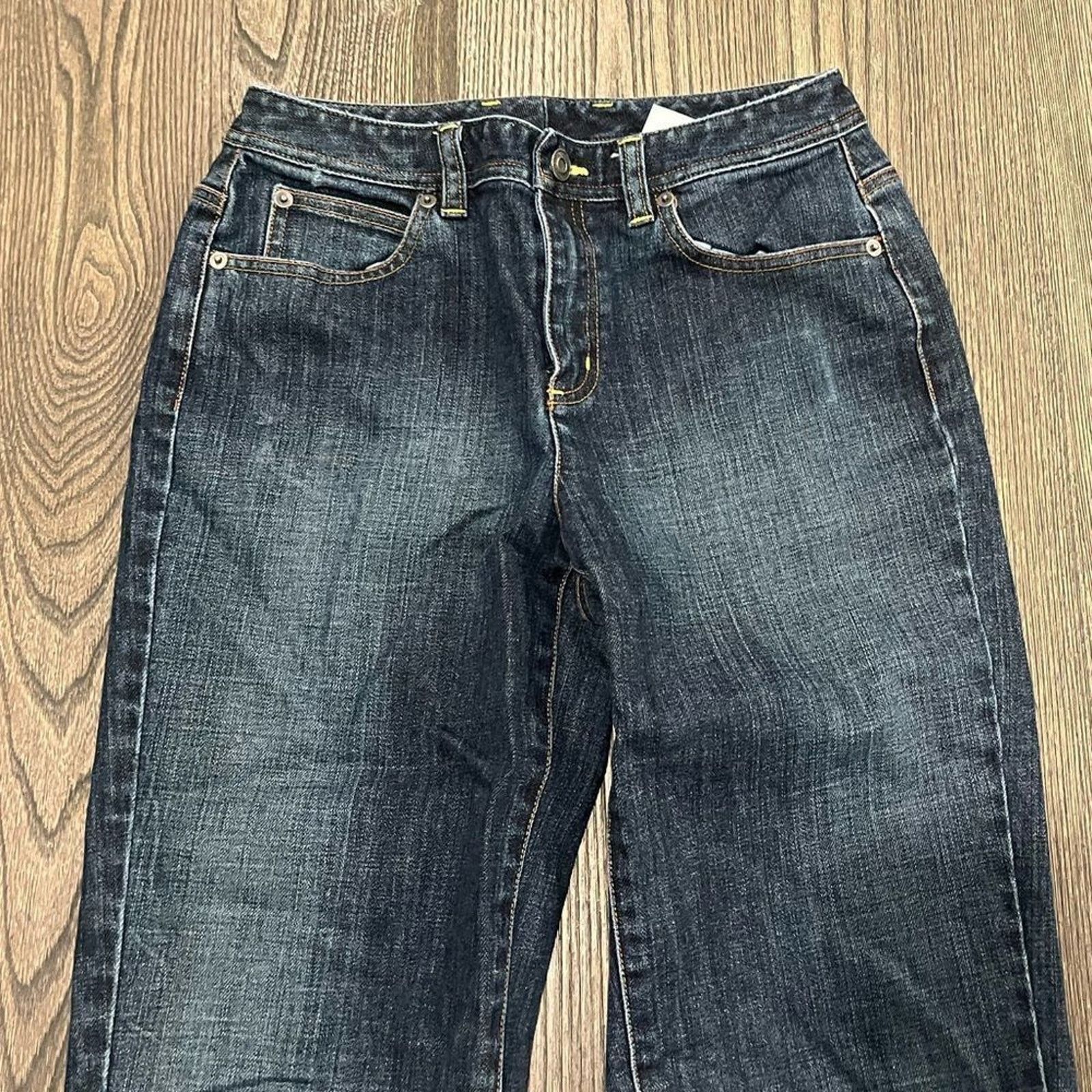 Robert Talbott Talbots Cropped Jeans Roll Hem Denim Stretch Cotton Petite 4 Size 27" / US 4 / IT 40 - 3 Thumbnail