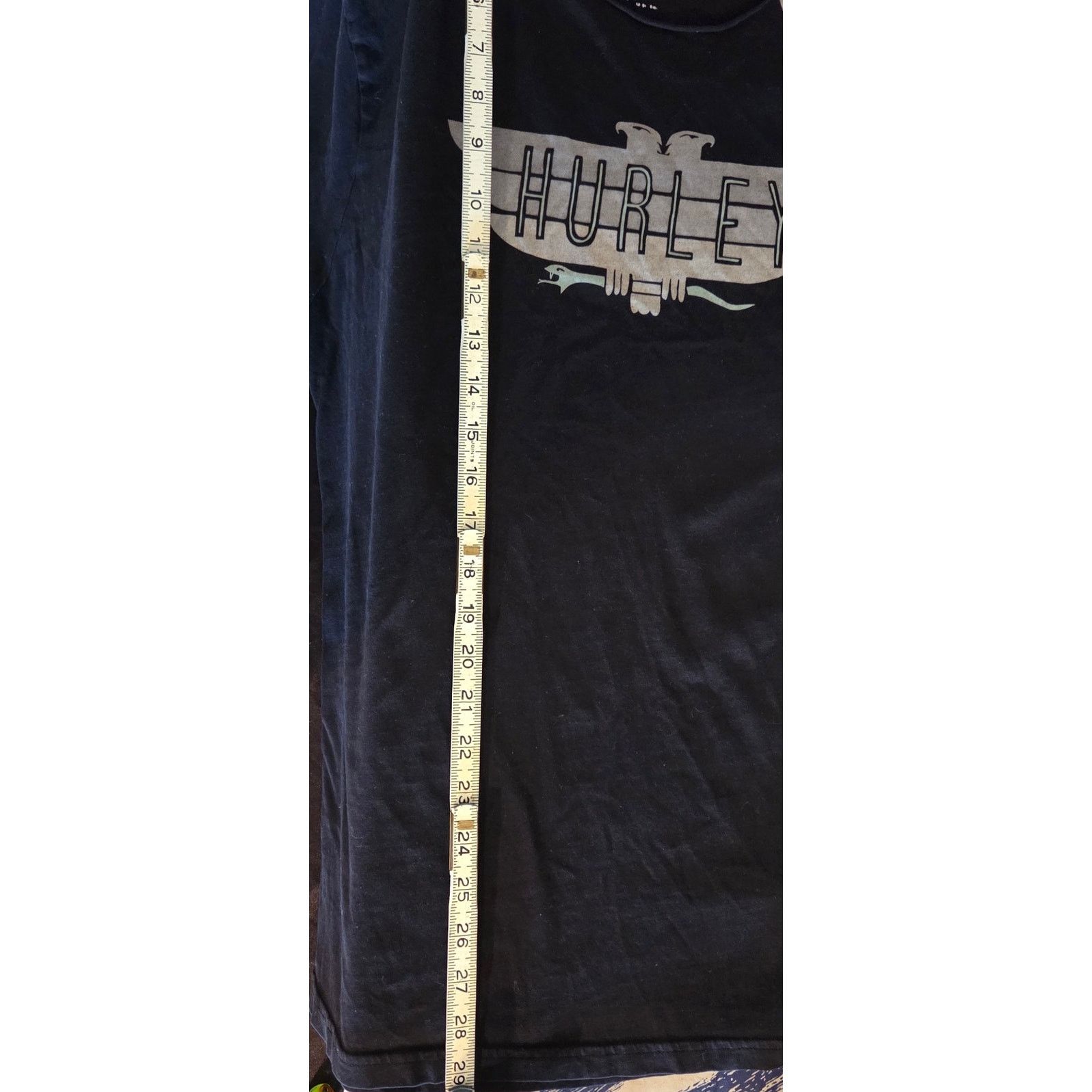 Hurley Hurley Women's Black Scoop Neck Low Cut T-Shirt - Size - Lg Size L / US 10 / IT 46 - 4 Thumbnail
