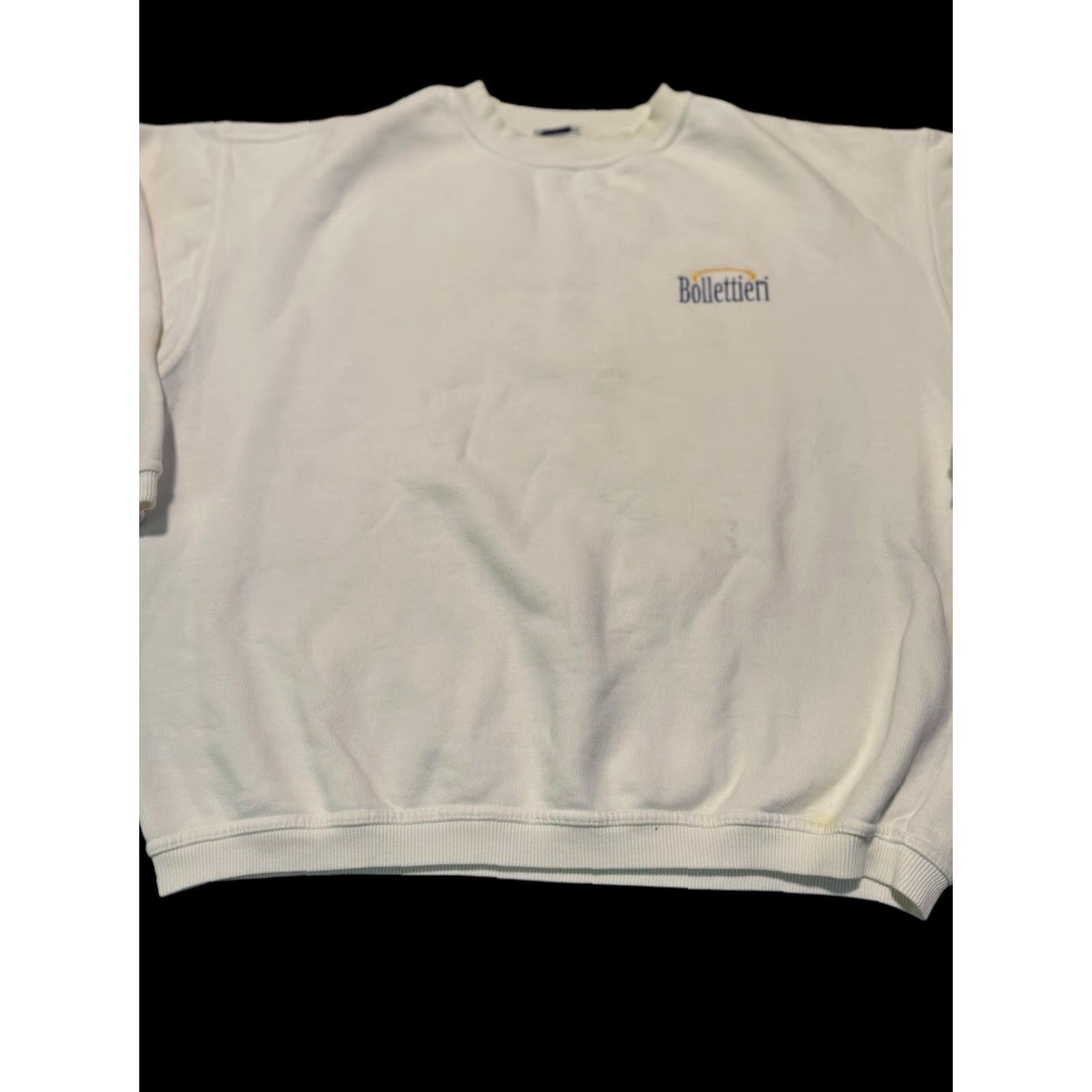 Fila VINTAGE Fila Nick Bollettieri Crewneck Tennis Sweatshirt White XL Rare - Men's Streetwear 90s Graphic Print Sweatshirt Size US XL / EU 56 / 4 - 2 Thumbnail