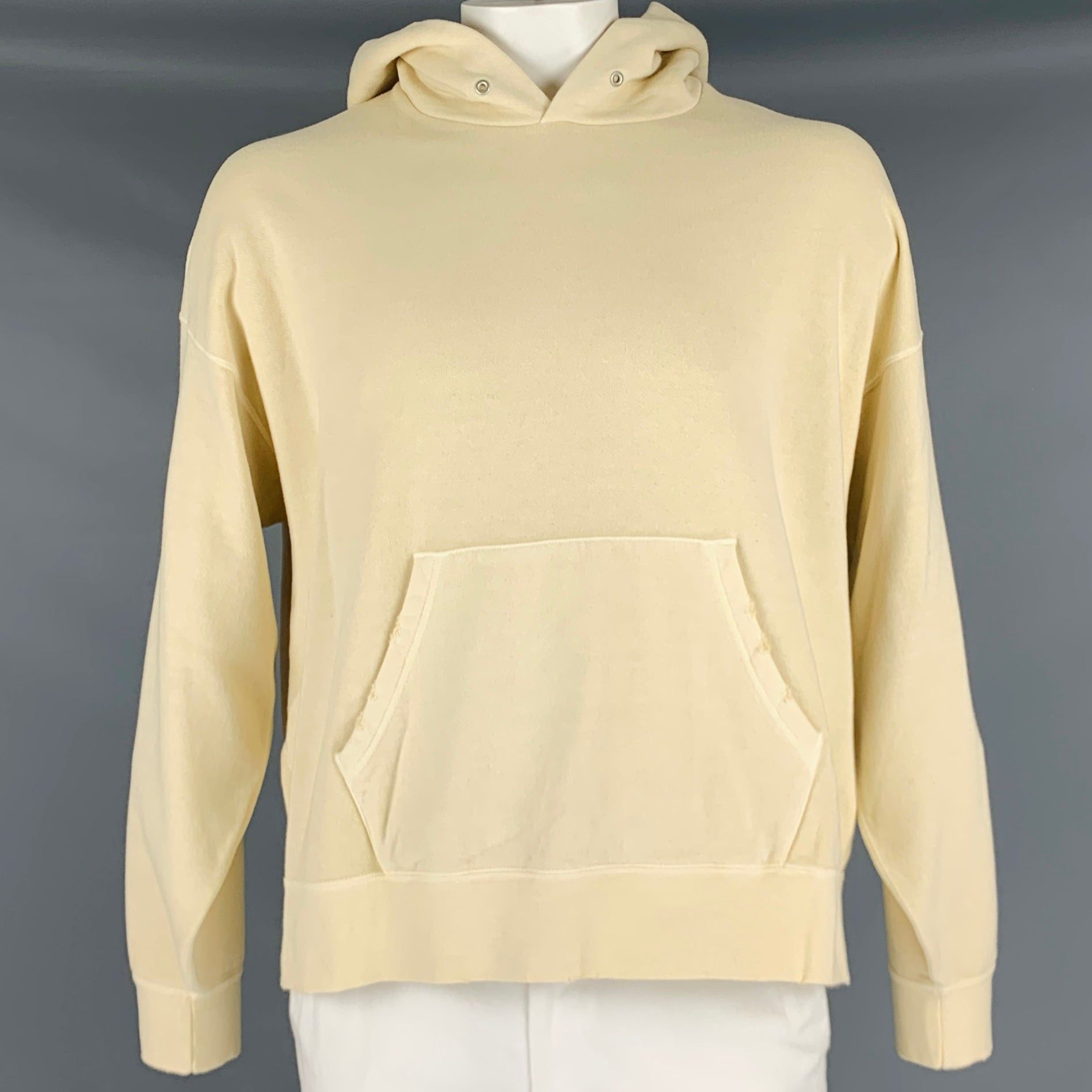 Visvim Amplus SB Hoodie Yellow Cotton Hoodie Sweatshirt | Grailed