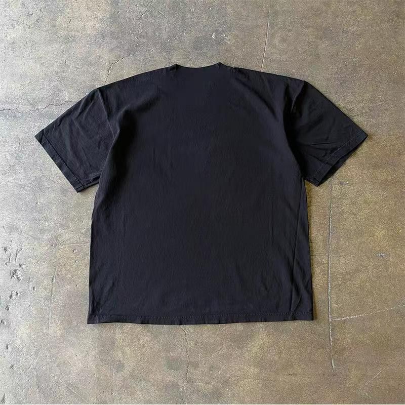 Japanese Brand × Vintage Black casual retro cute goldfish print cotton t-shirt Size US M / EU 48-50 / 2 - 2 Thumbnail