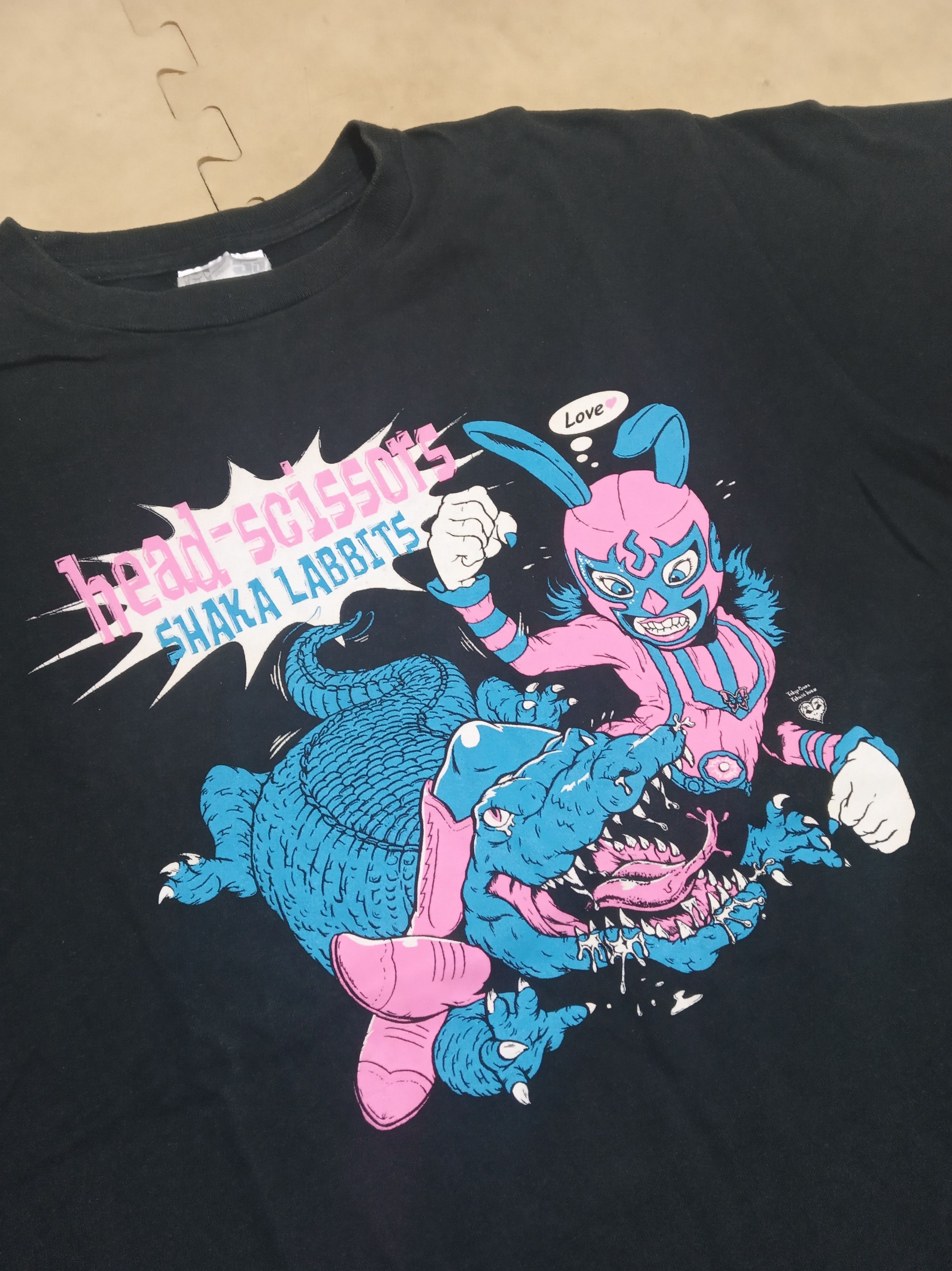 Band Tees Shaka Labbits "Head-Scissors" Figure 4 Leg Tour 2003 Size US M / EU 48-50 / 2 - 3 Thumbnail