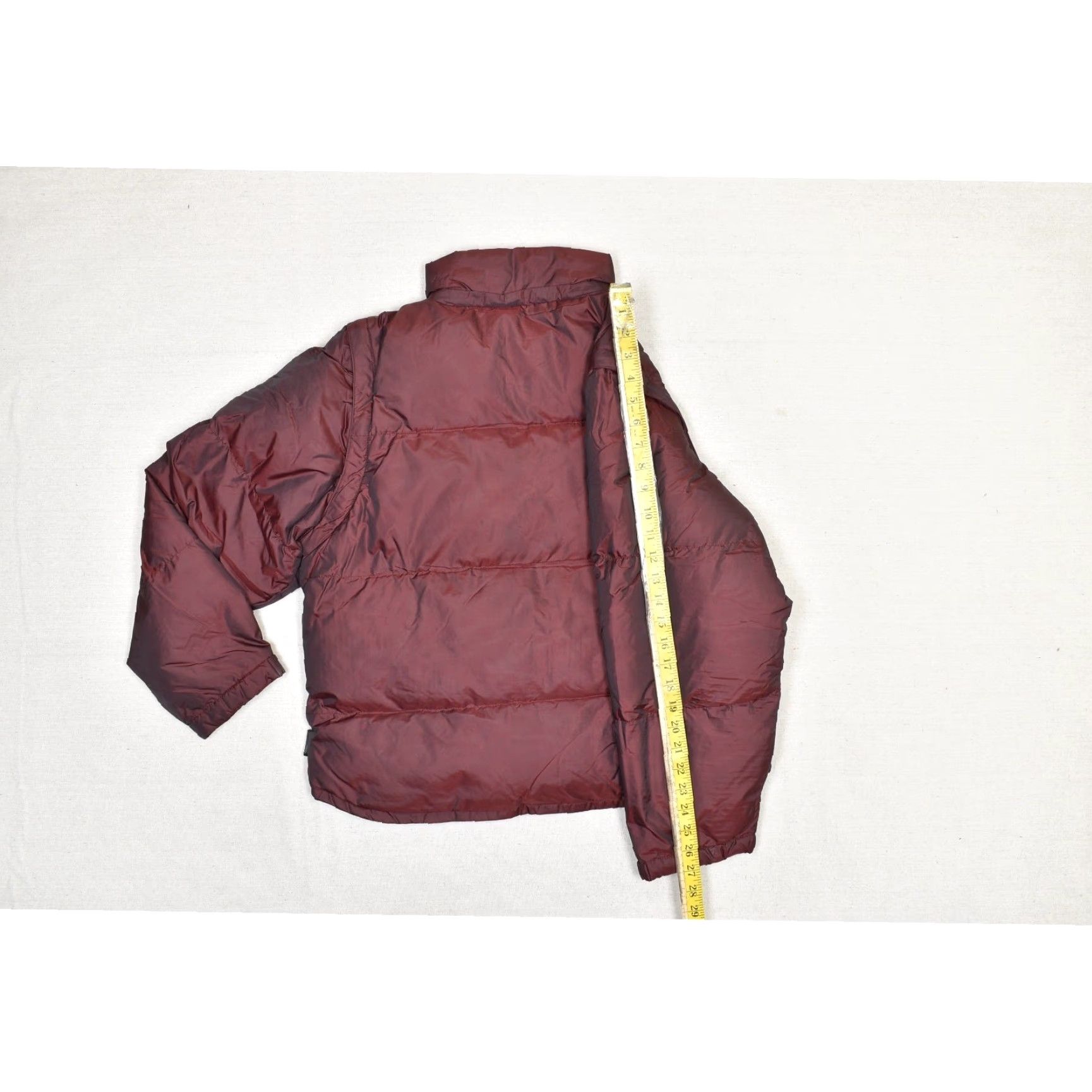 Express Express Men's Puffer Jacket Full Zip Red M Winter Coat Size US M / EU 48-50 / 2 - 7 Thumbnail