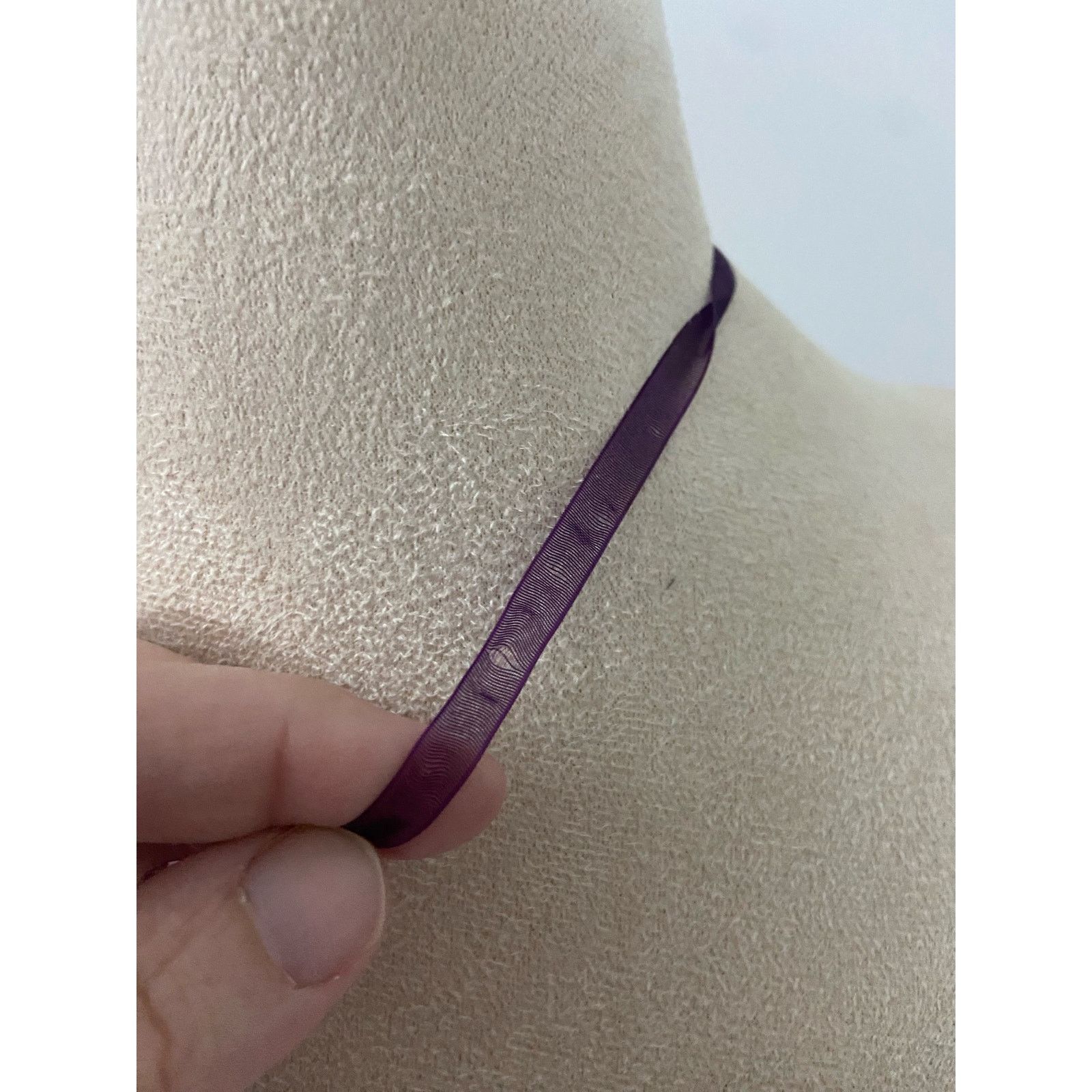 Other Purple ribbon choker necklace Size ONE SIZE - 3 Thumbnail