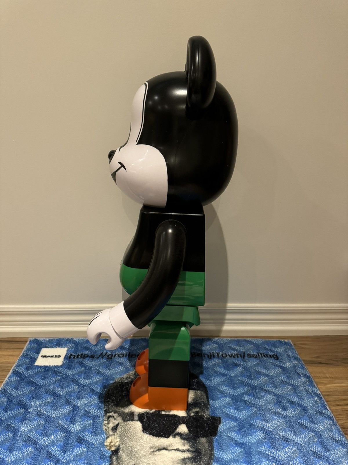 Medicom Toy Mickey Mouse Bearbrick 1000% Size ONE SIZE - 2 Thumbnail
