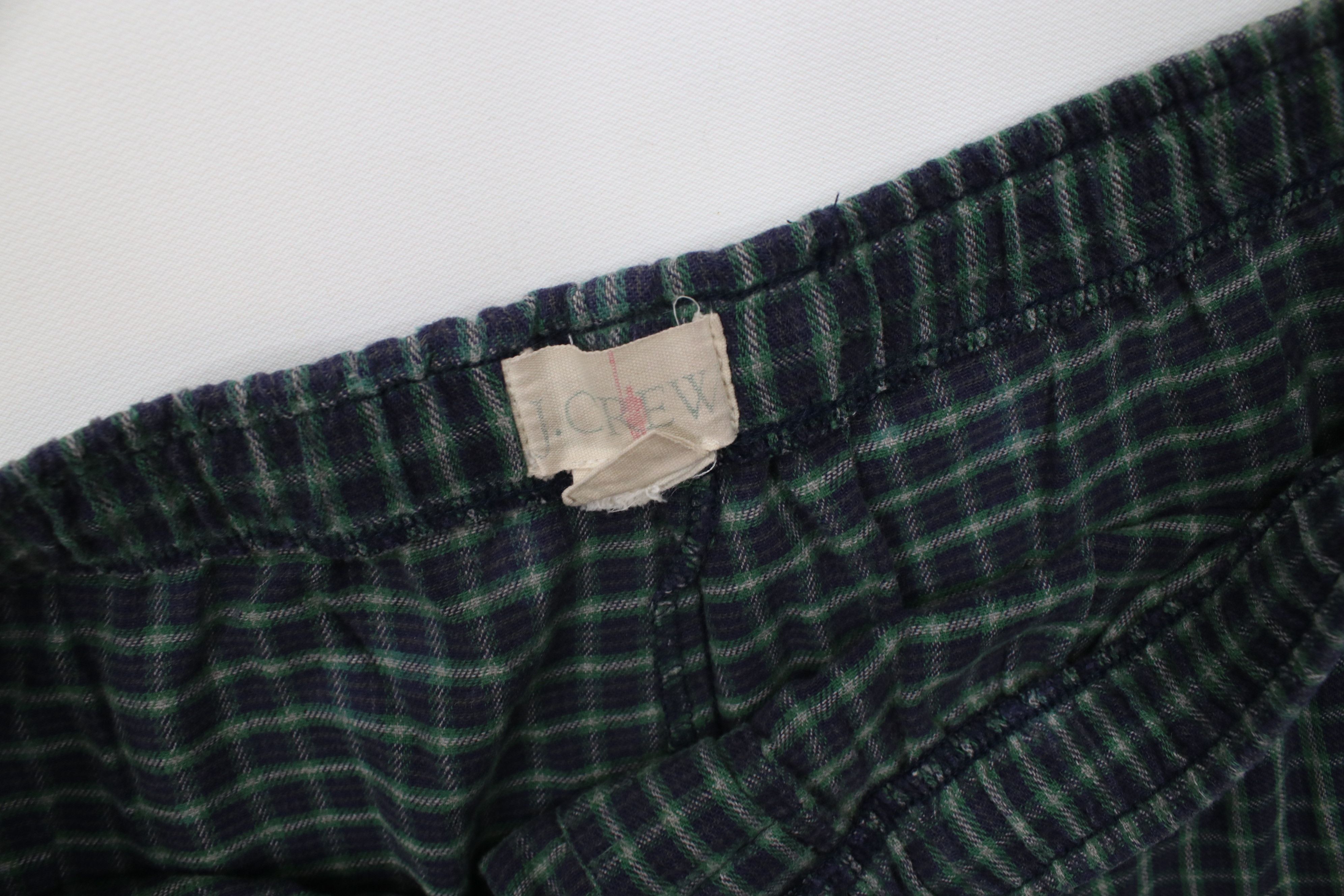 J.Crew Vintage 90s J Crew Oarsman Wide Leg Flannel Pajamas Pants Size US 36 / EU 52 - 8 Thumbnail