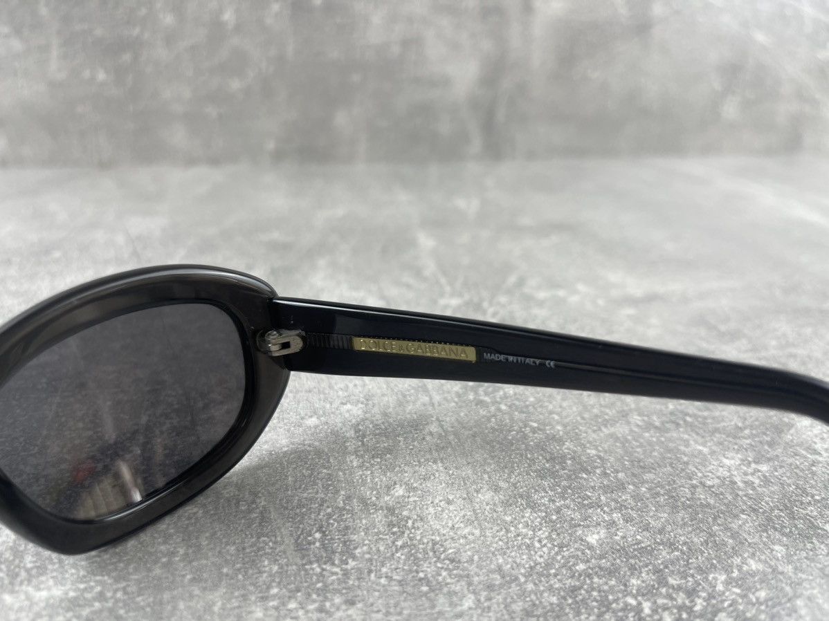 Dolce & Gabbana Dolce & Gabbana DG Black Oval Sunglasses 90s Y2K Unisex Size ONE SIZE - 7 Thumbnail